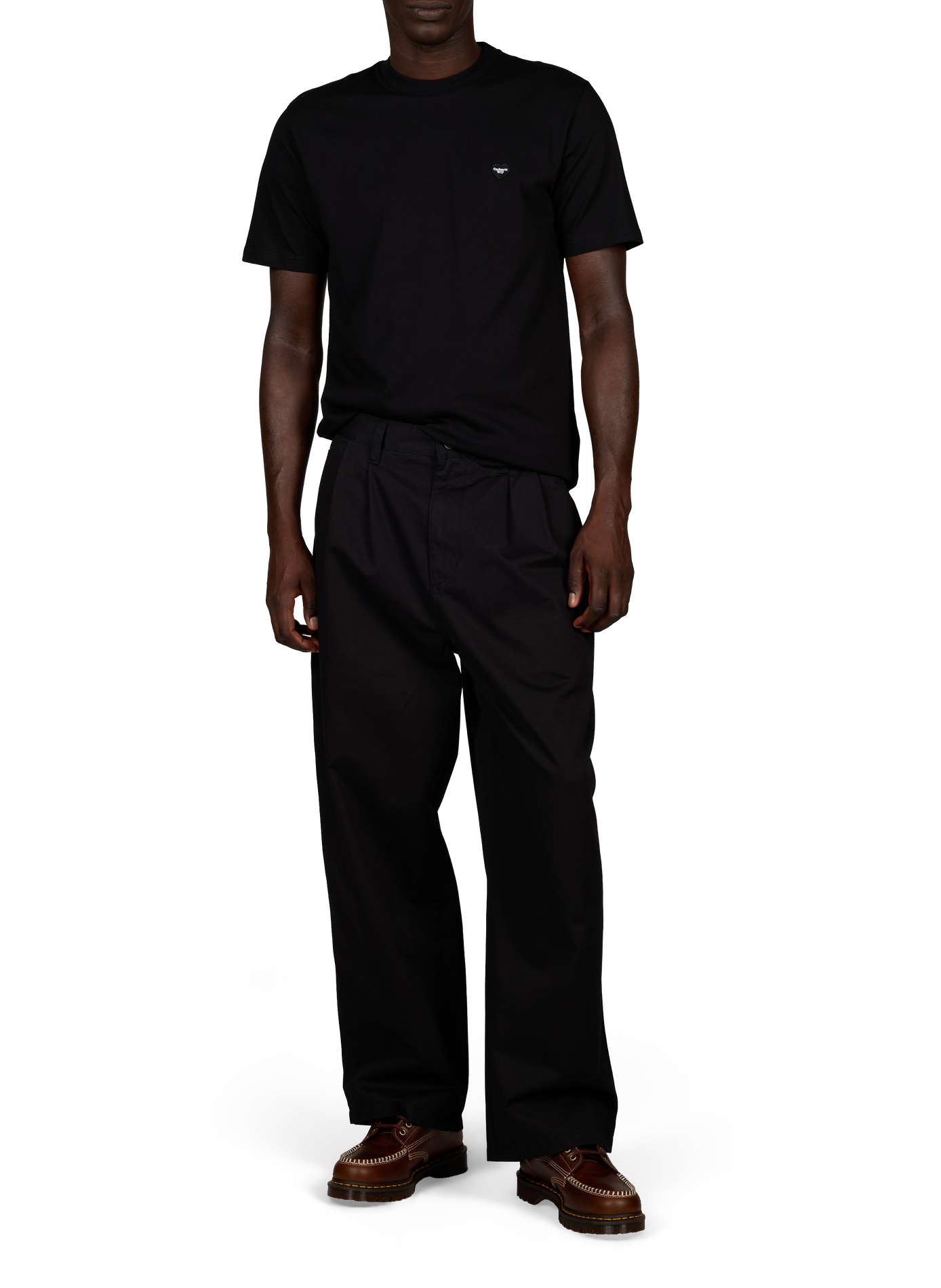 T-shirt small heart CARHARTT WIP Black