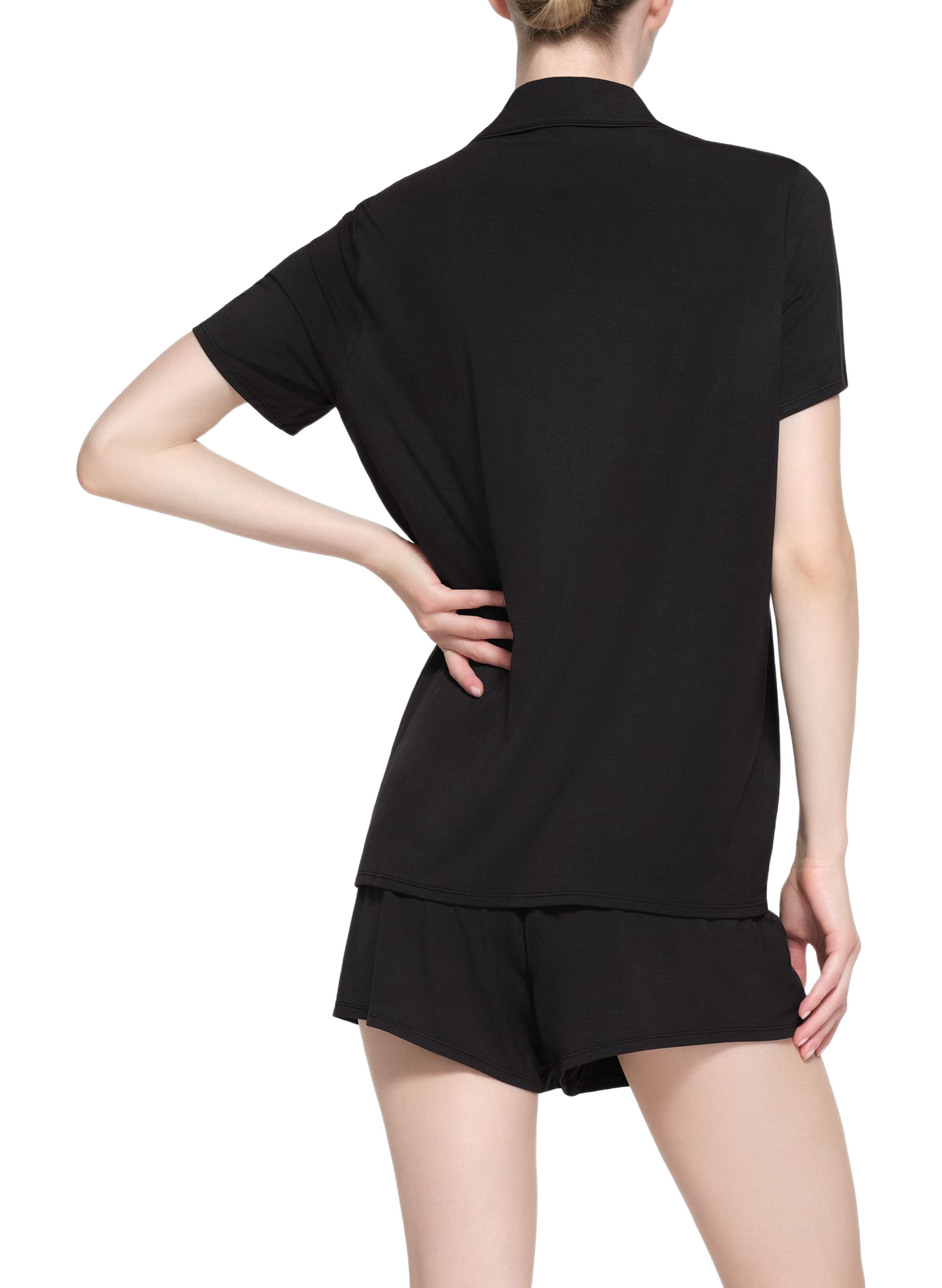 Ensemble de pyjama court SKIMS Noir