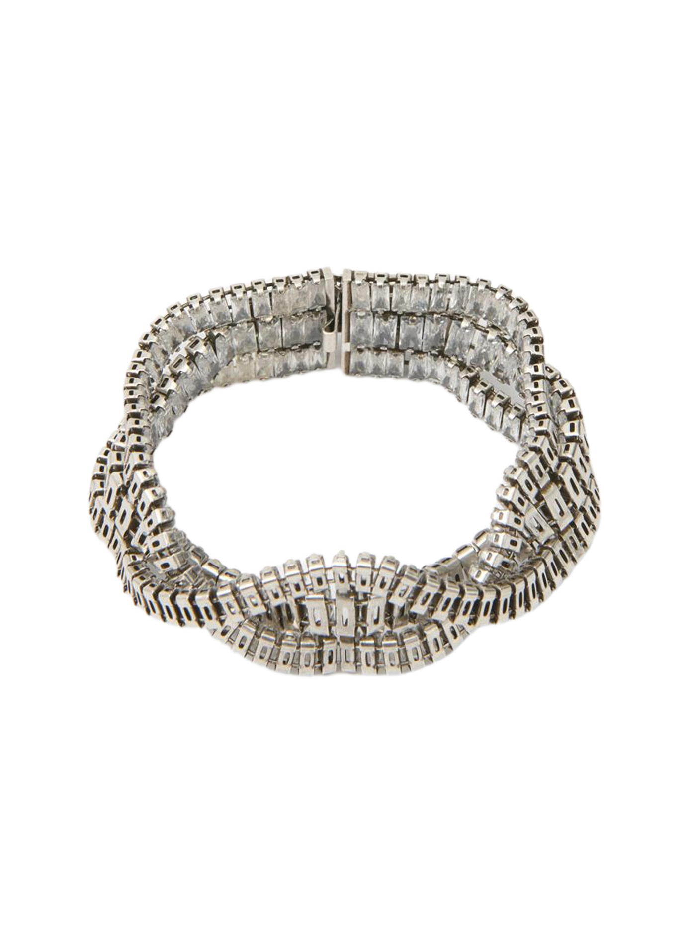 Bracelet Cara effet tressé ISABEL MARANT Transparent
