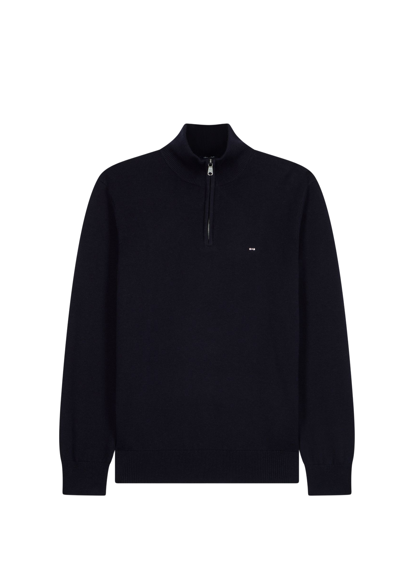 Pull col montant zippée en laine mélangée EDEN PARK Blue