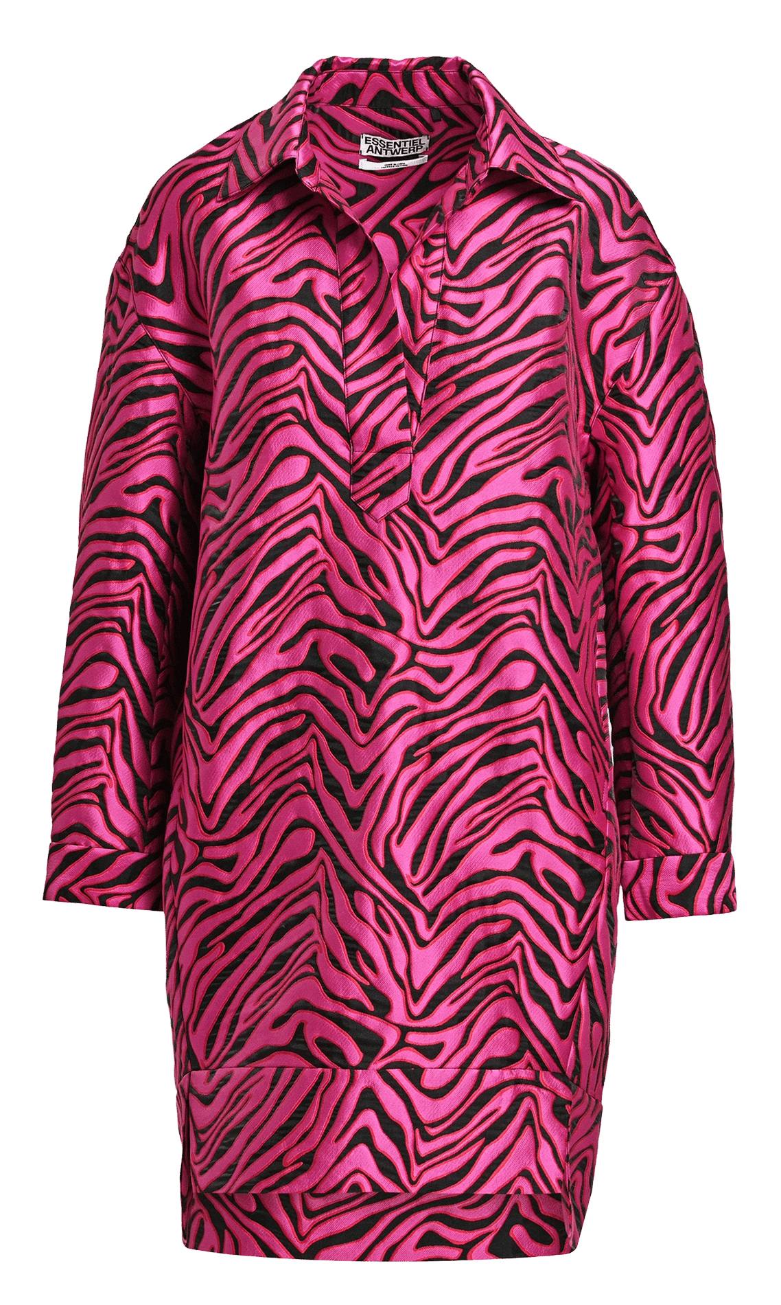 Robe courte large imprimée keziah ESSENTIEL ANTWERP Rose