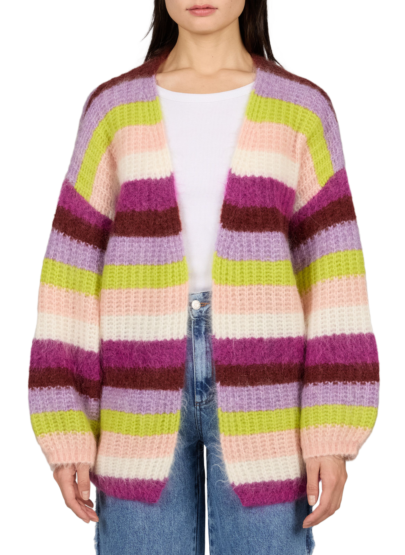 Oversize-Cardigan LAMBERT aus Wollmischung LAURE+MAX Mehrfarbig