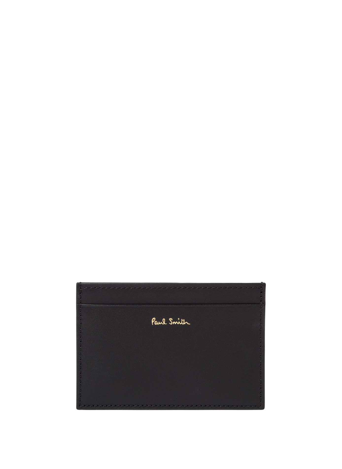 Coffret cadeau Porte-cartes en cuir et chaussettes en coton mélangé PAUL SMITH Noir