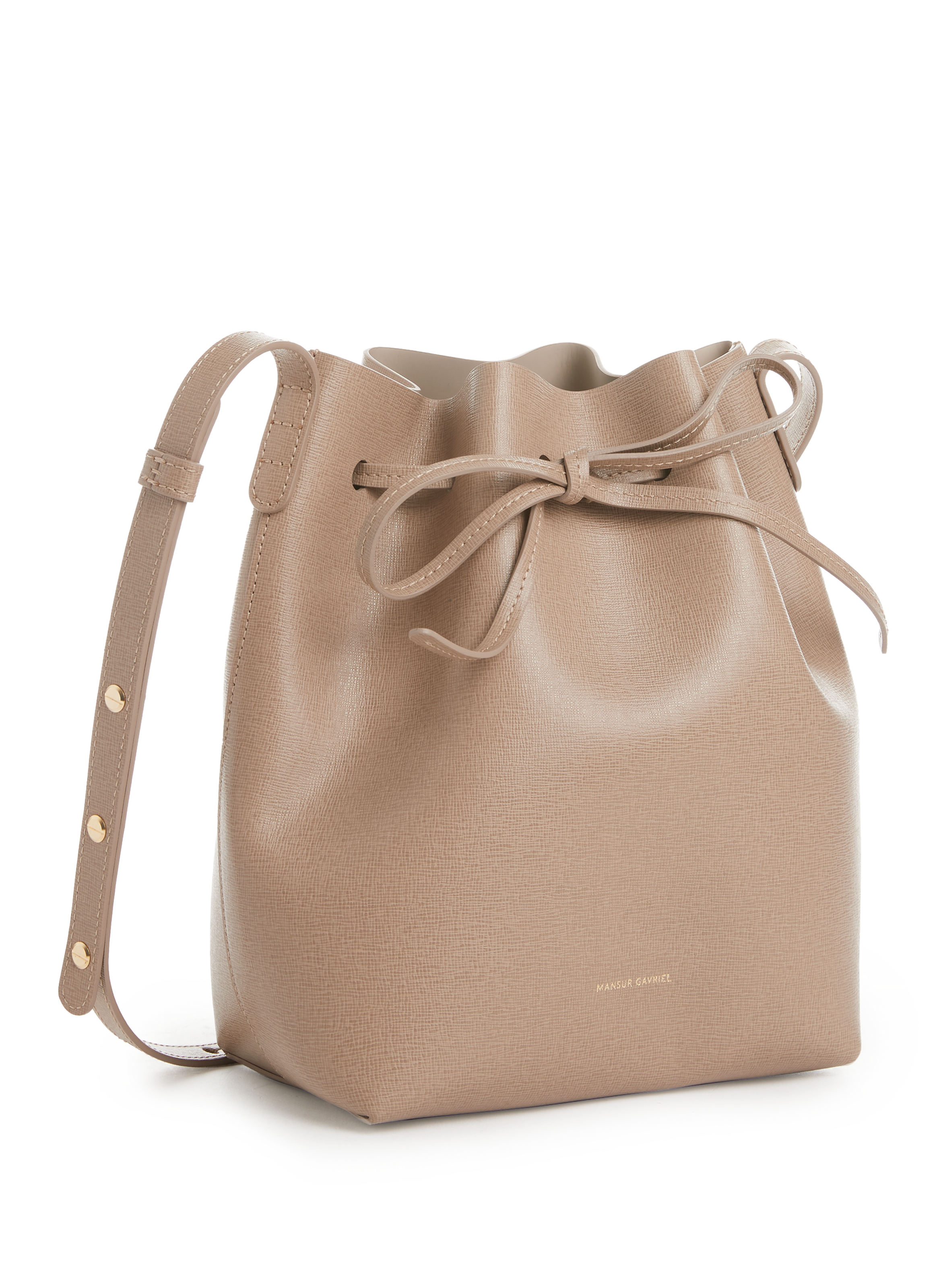 Sac seau Bucket en cuir