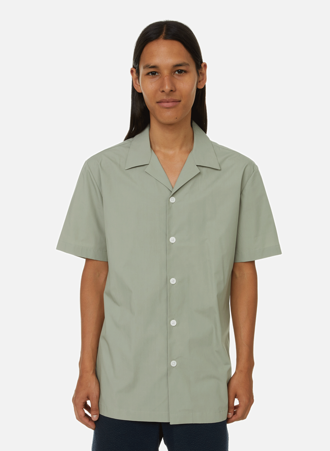 Short-sleeved organic cotton shirt SELECTED