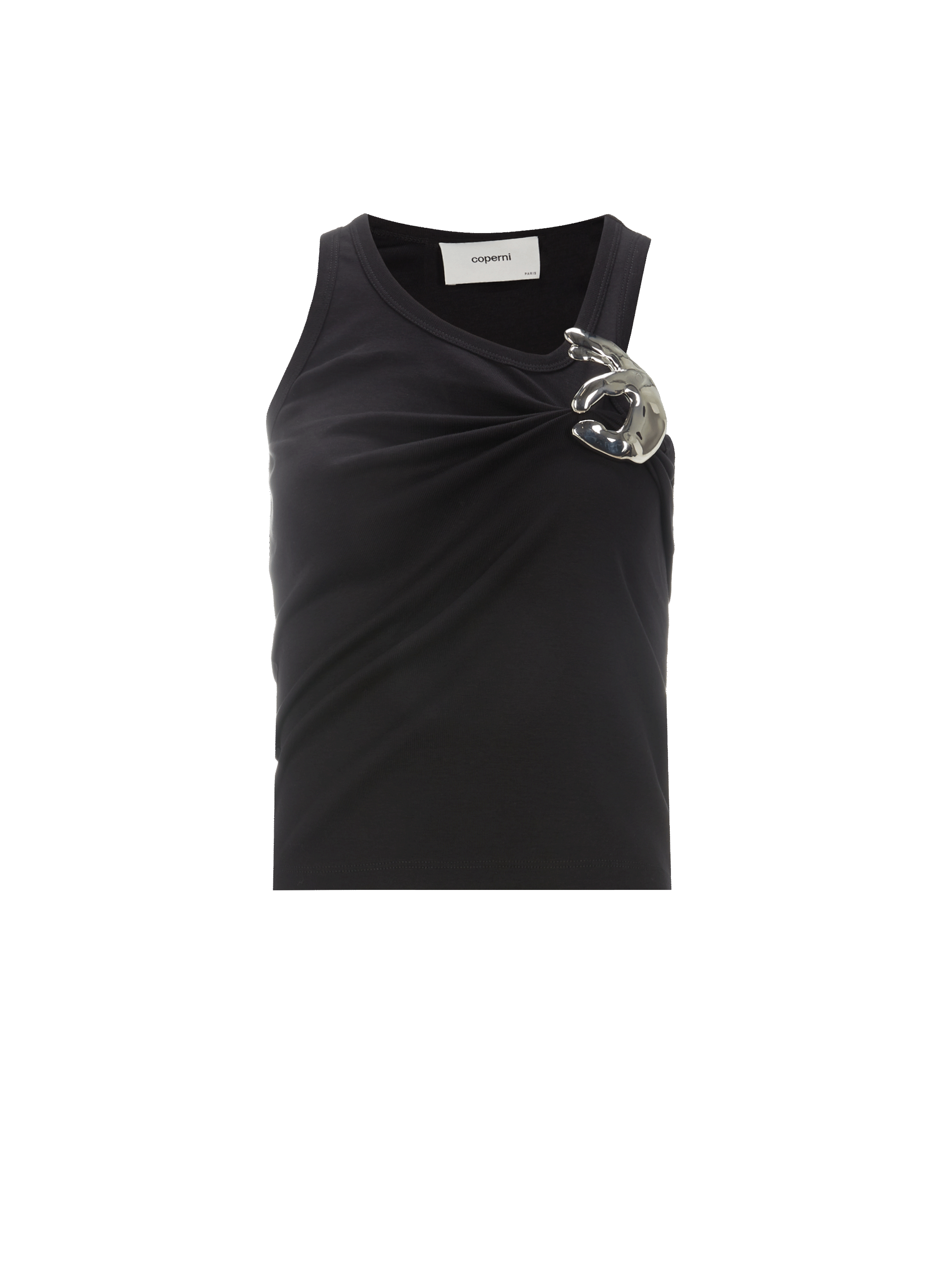 COPERNI Top en coton Emoji  Noir