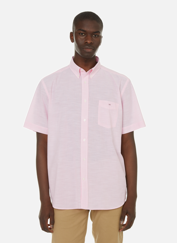 EDEN PARK Plain cotton shirt Pink