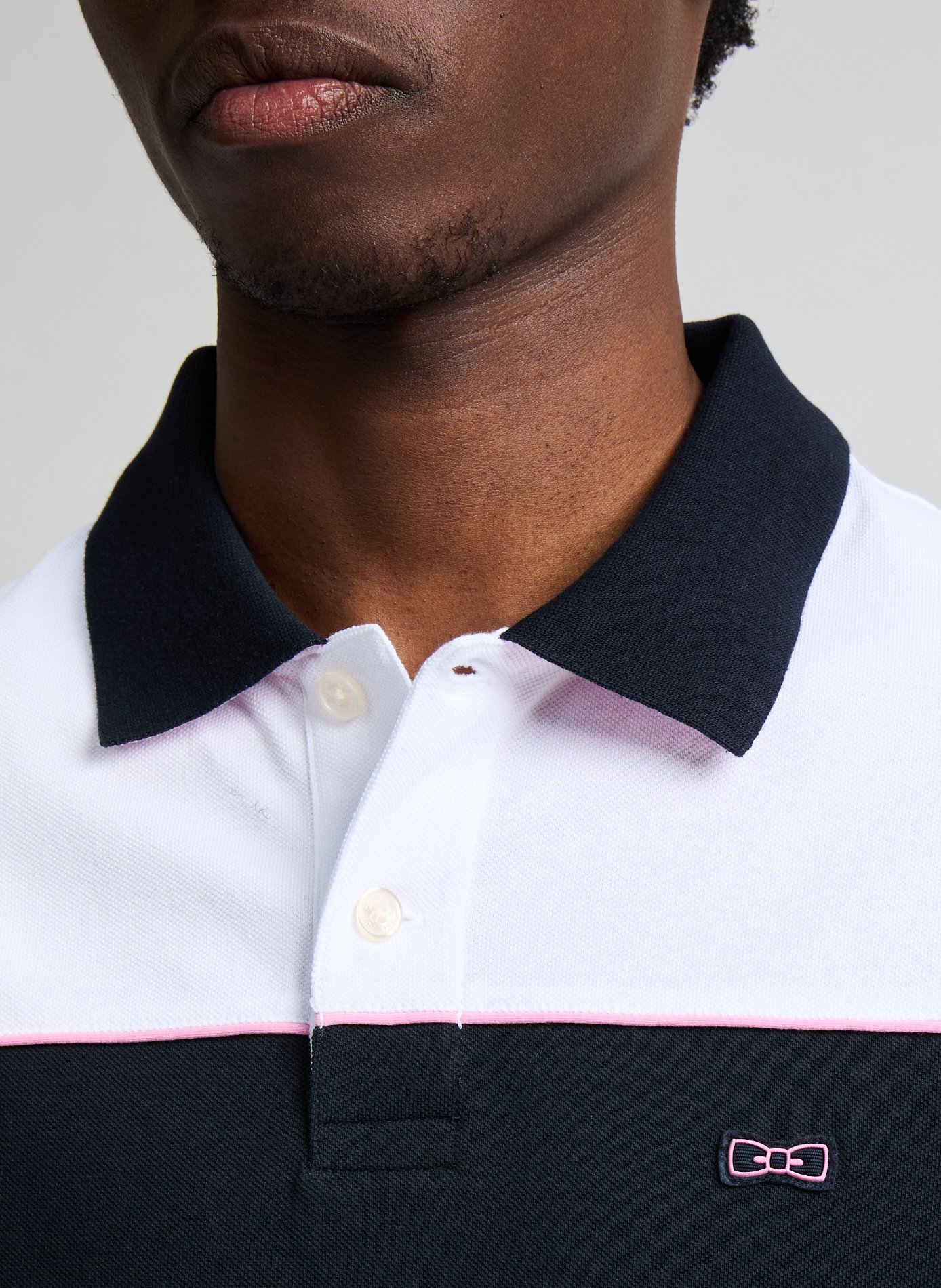 Polo manches courtes en coton EDEN PARK Bleu