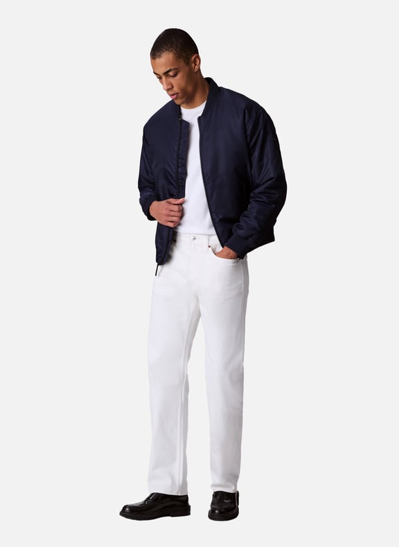 Contrast Jeans White by CALVIN KLEIN CALVIN KLEIN Contrast Jeans White