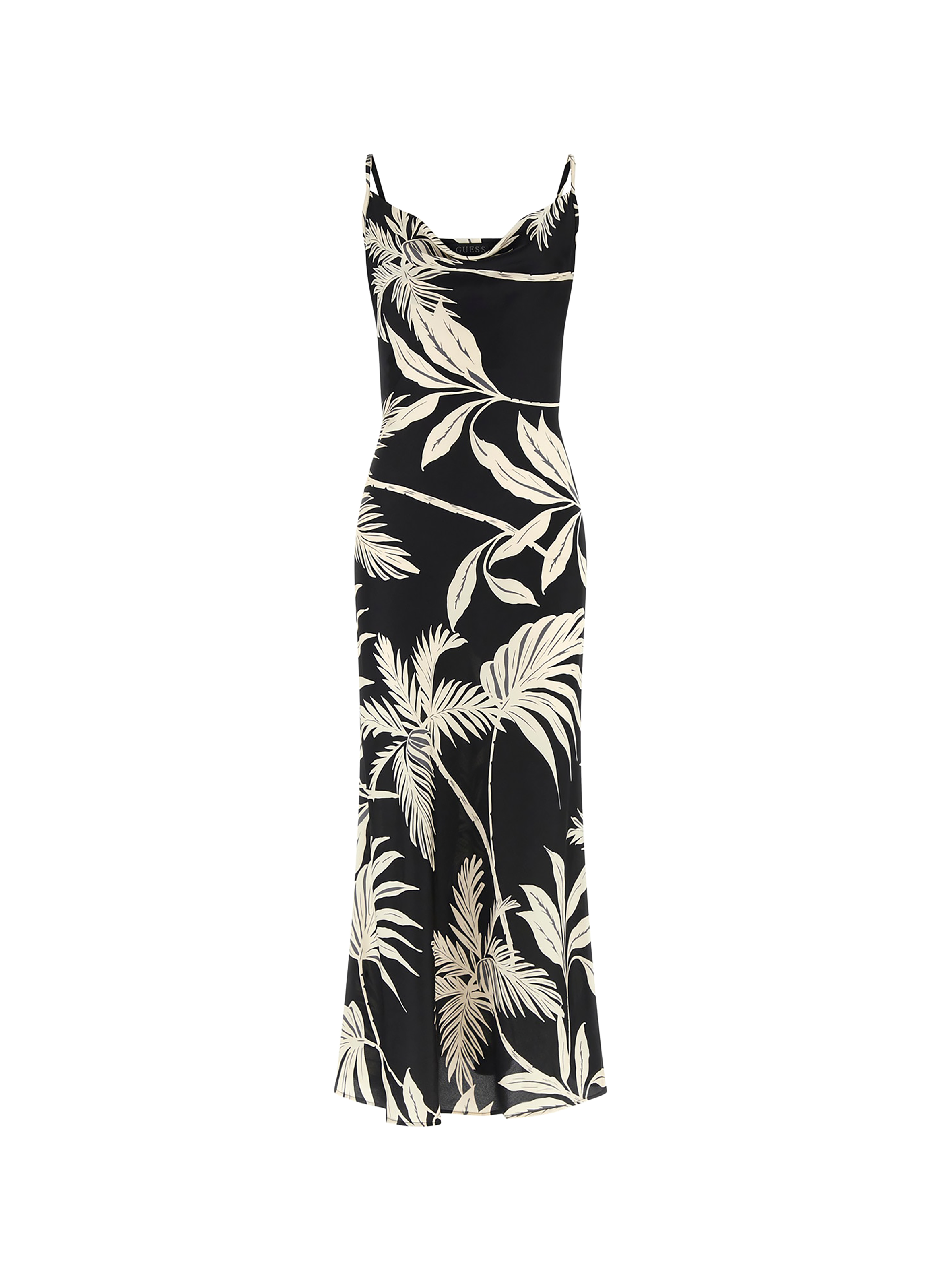 Printed Satin Midi Dress GUESS Multicolour