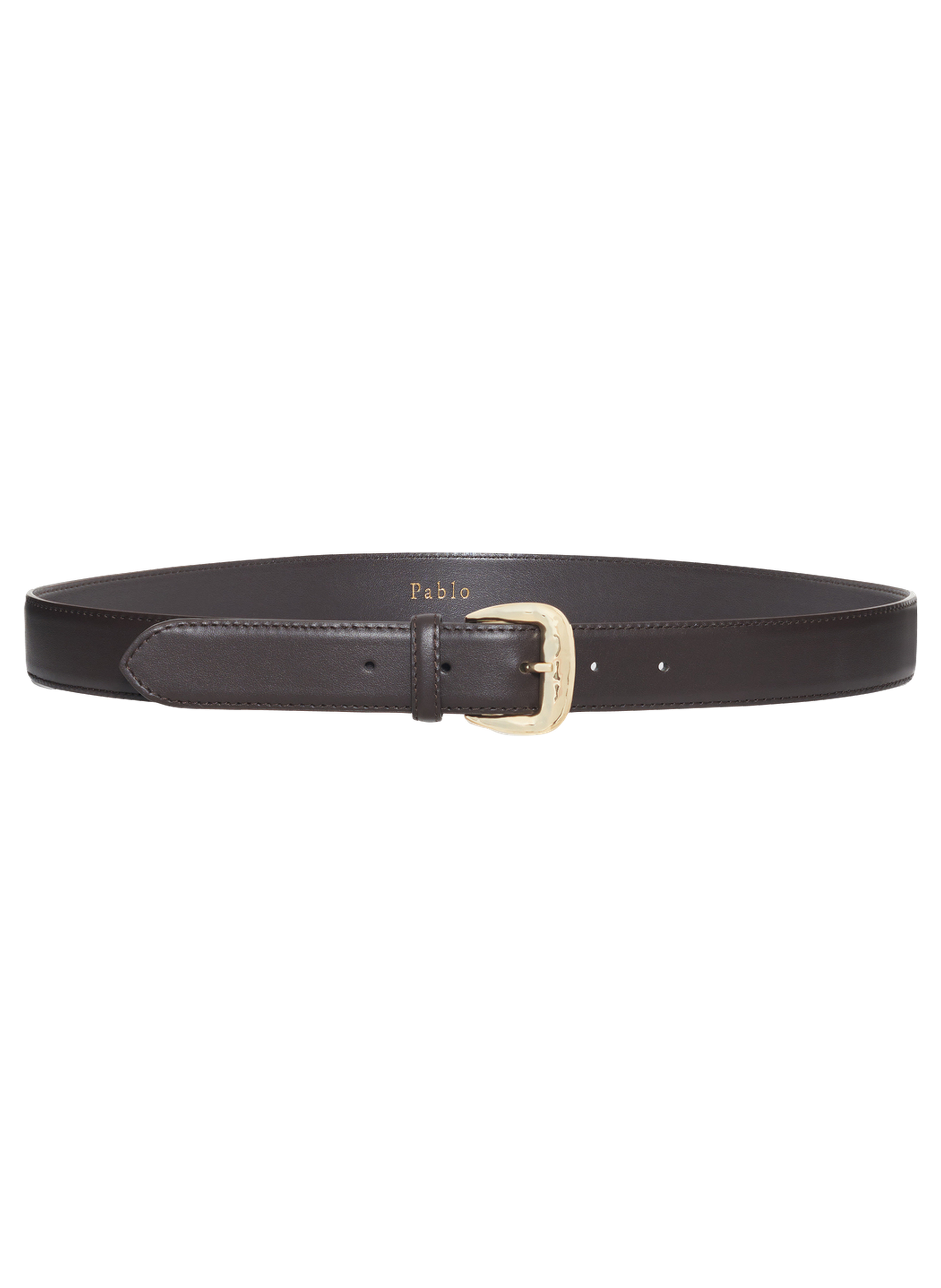 Ceinture en cuir - isra PABLO Marron