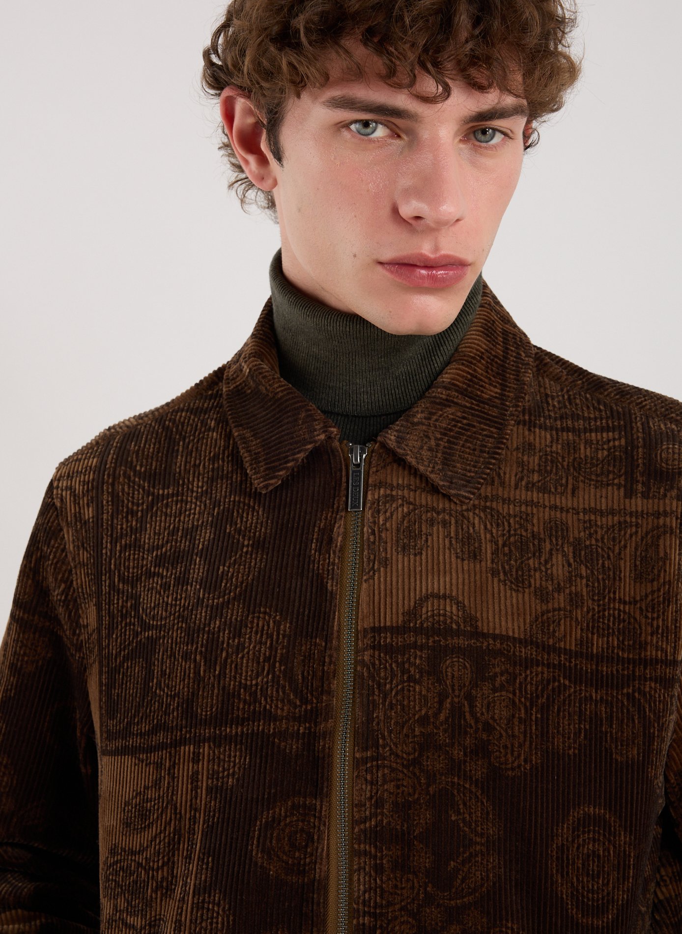 Ribbed Marchall Jacket LES DEUX Brown