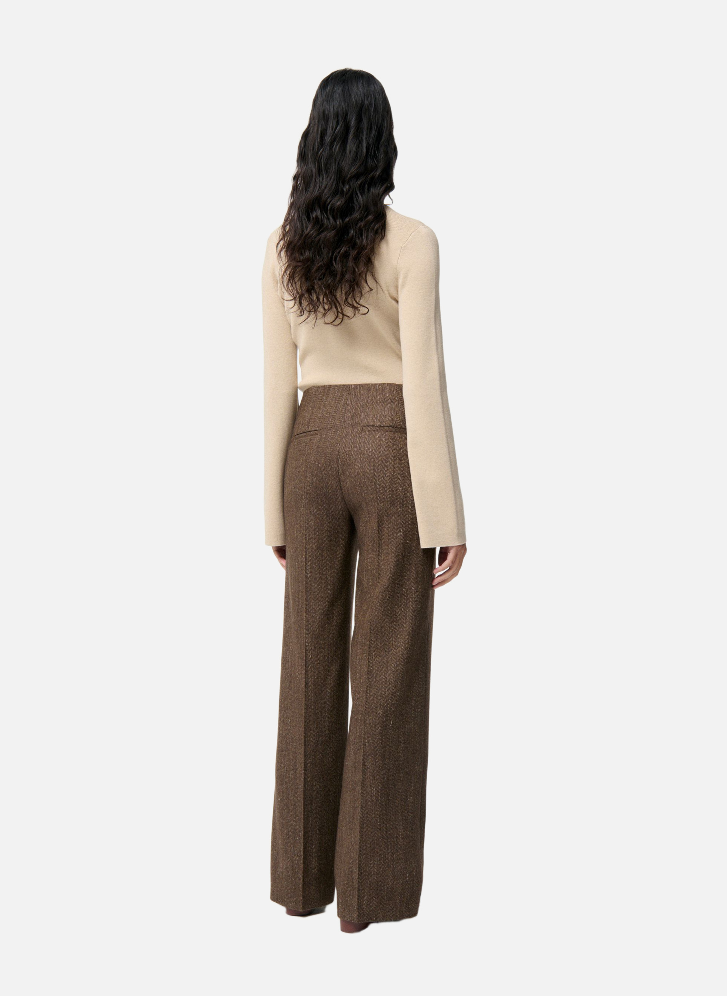 Pantalon faru VANESSA BRUNO Marron