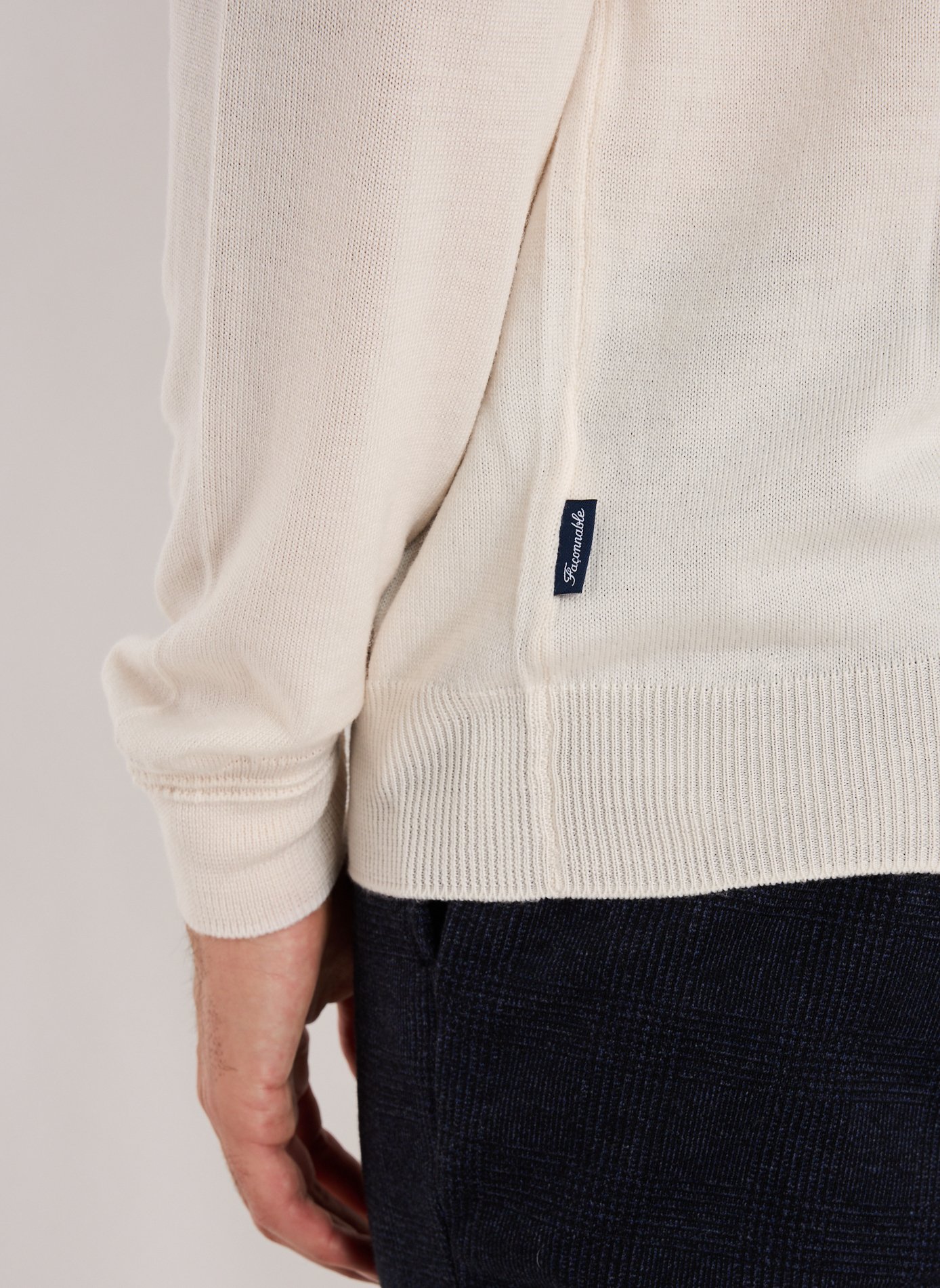 Roll-neck wool Jumper  FACONNABLE White