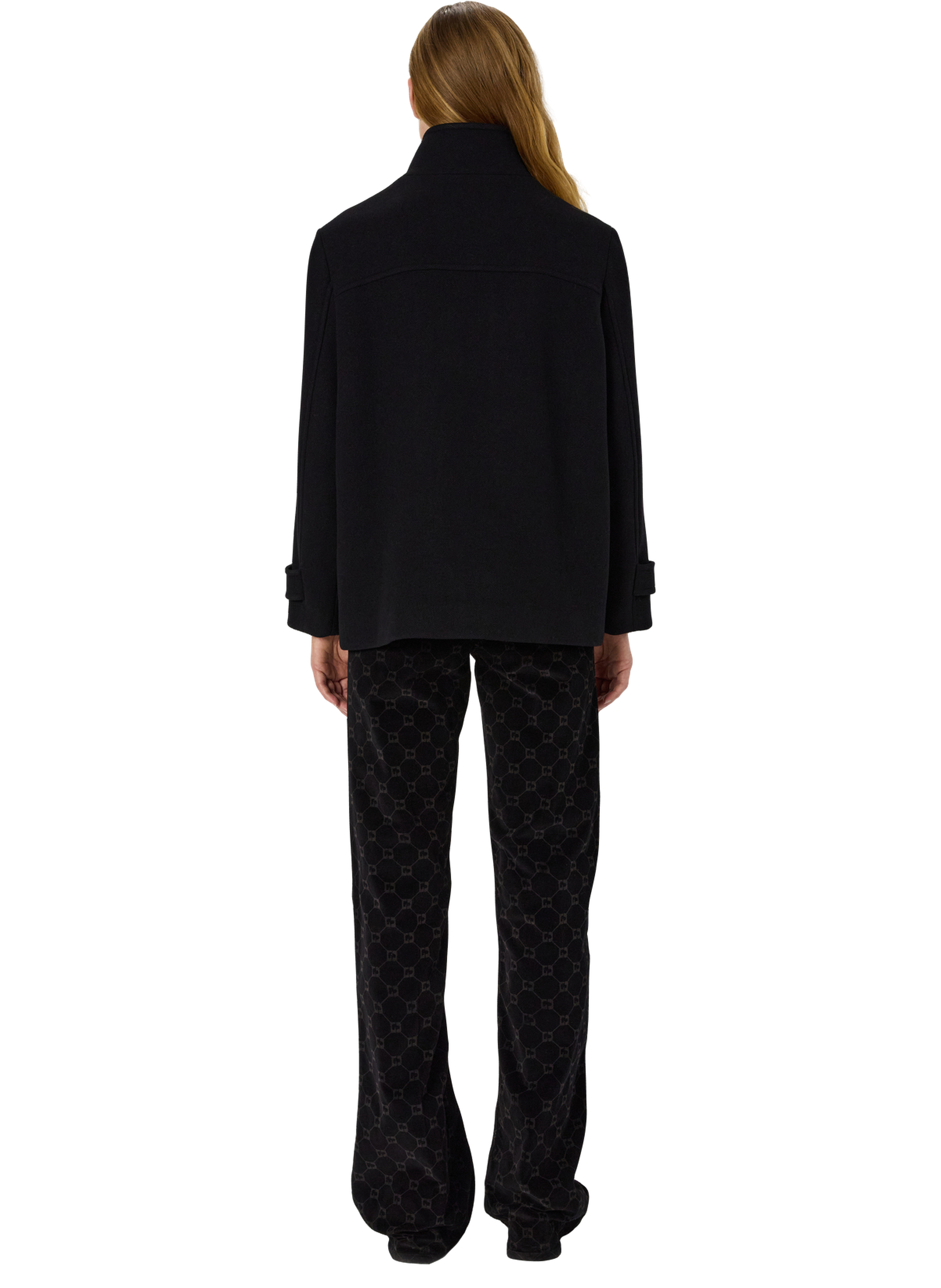 Manteau court à col montant - maud GERARD DAREL Noir