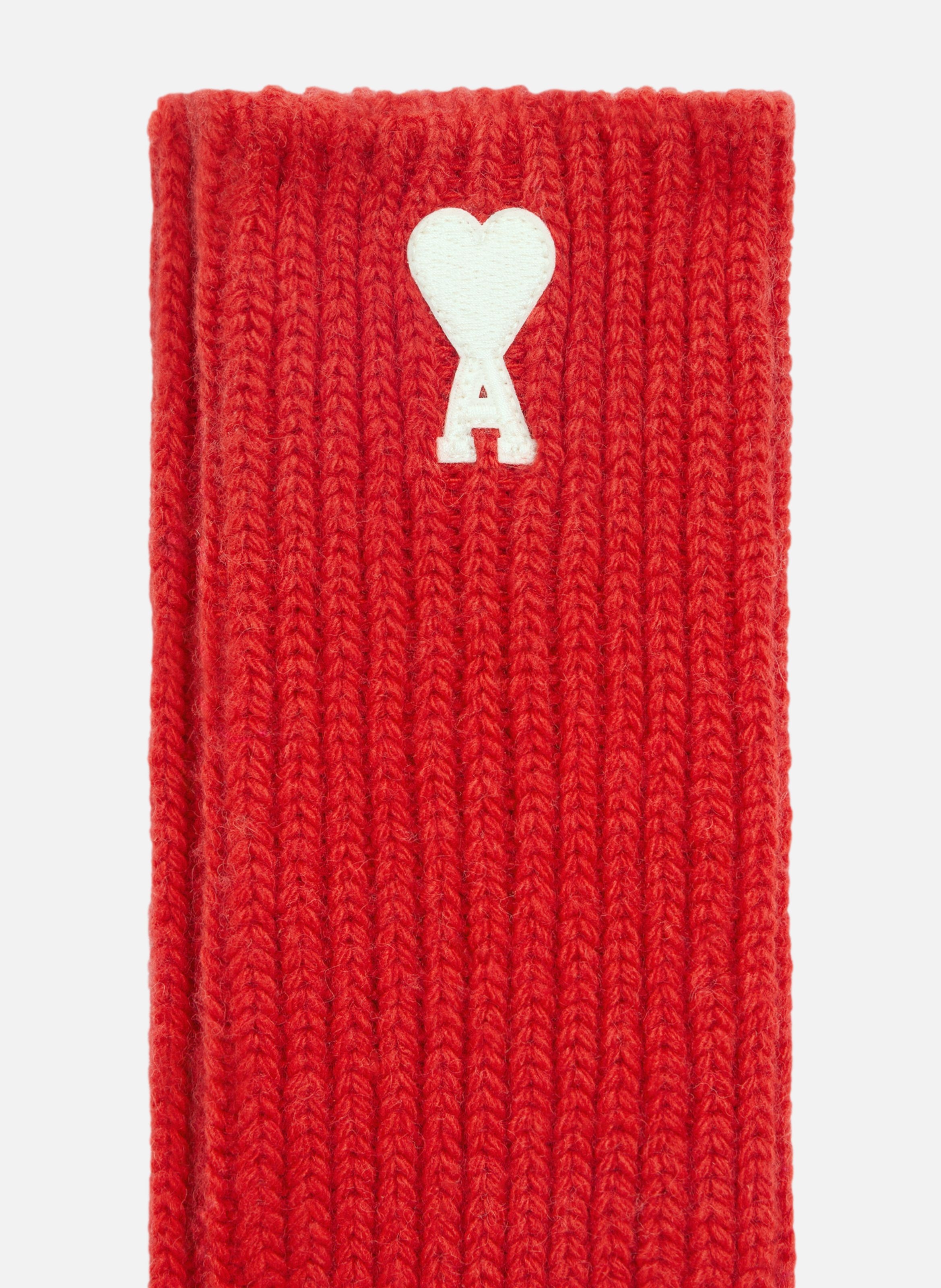 Chaussettes ami de coeur en laine unisexes AMI PARIS Rouge