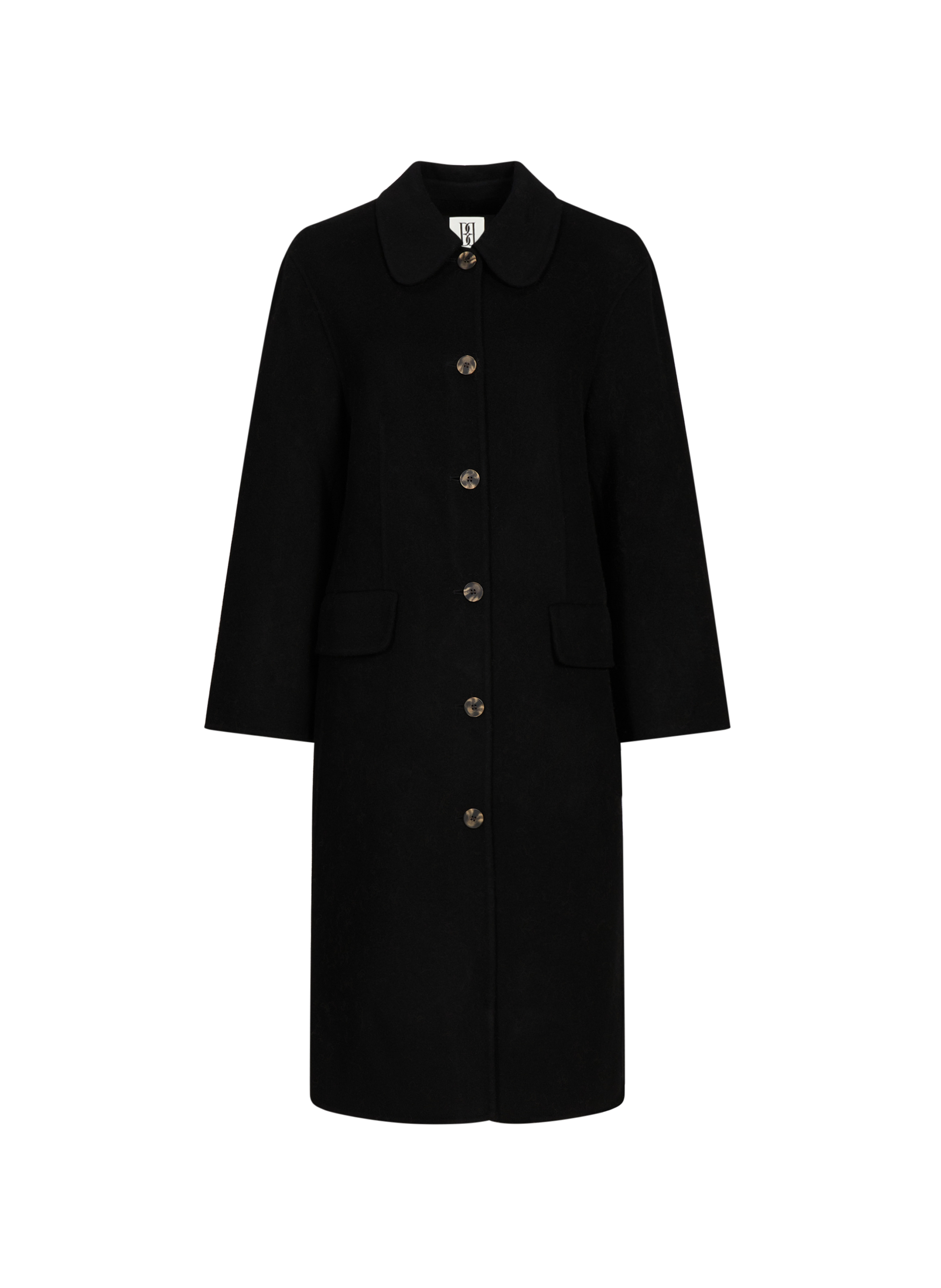 BY MALENE BIRGER Manteau ample en laine Noir