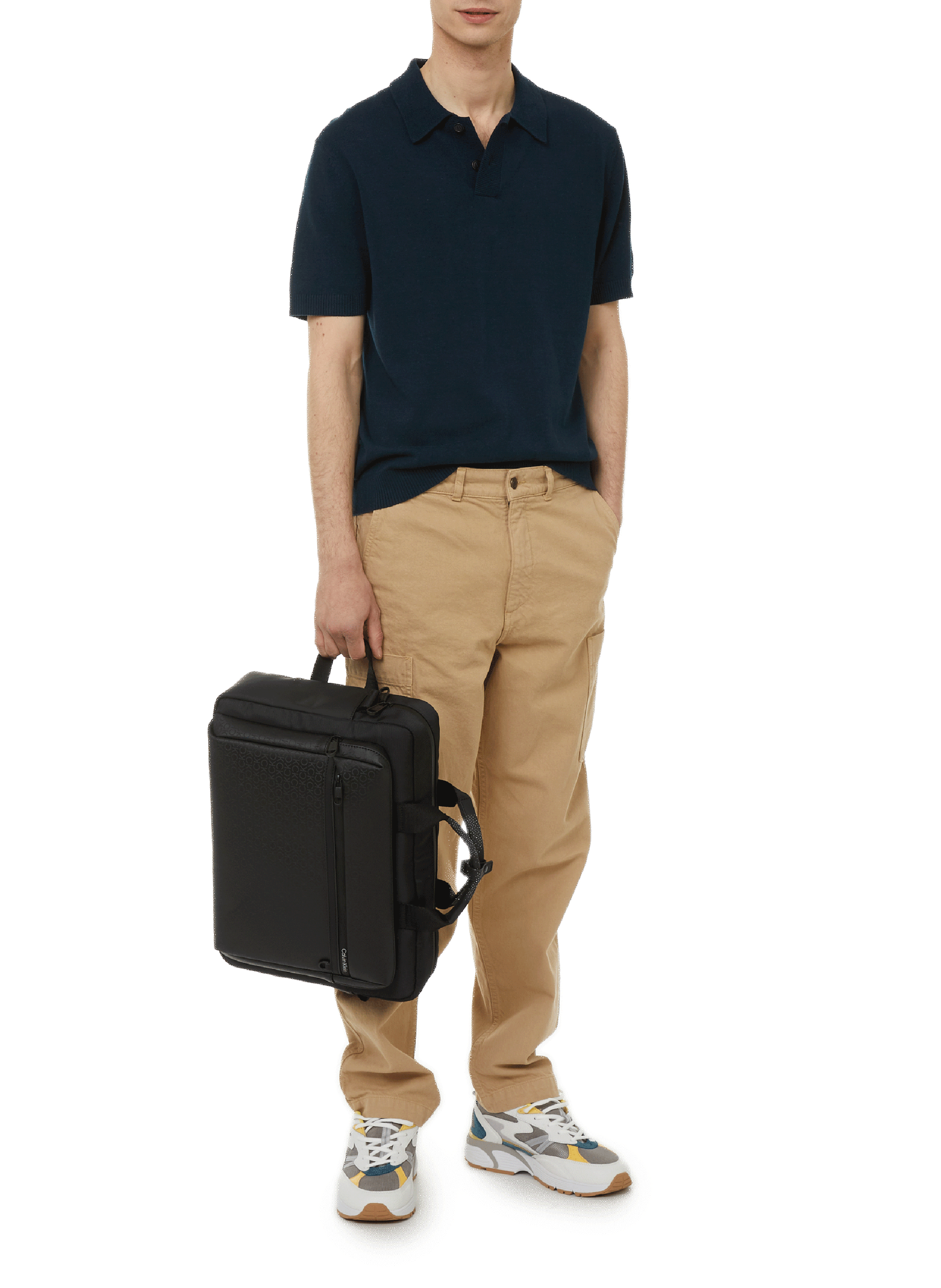 Cotton cargo pants SAISON 1865 Brown