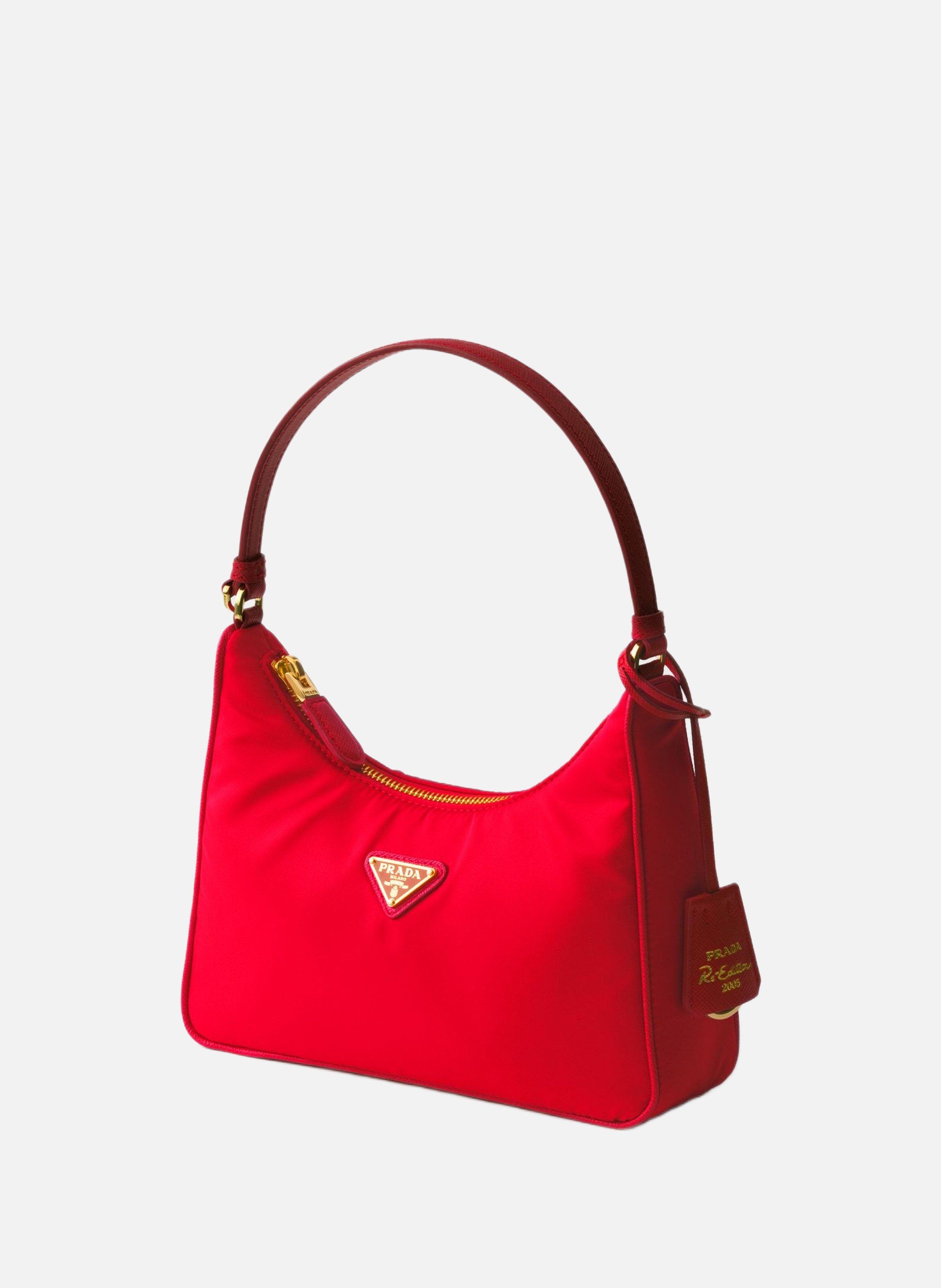 Mini sac prada re-edition 2005 en re-nylon PRADA Rouge
