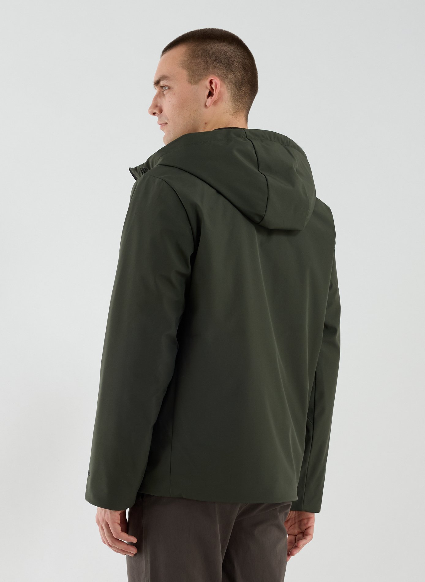 Blouson à capuche en coton mélangé DOCKERS Kaki