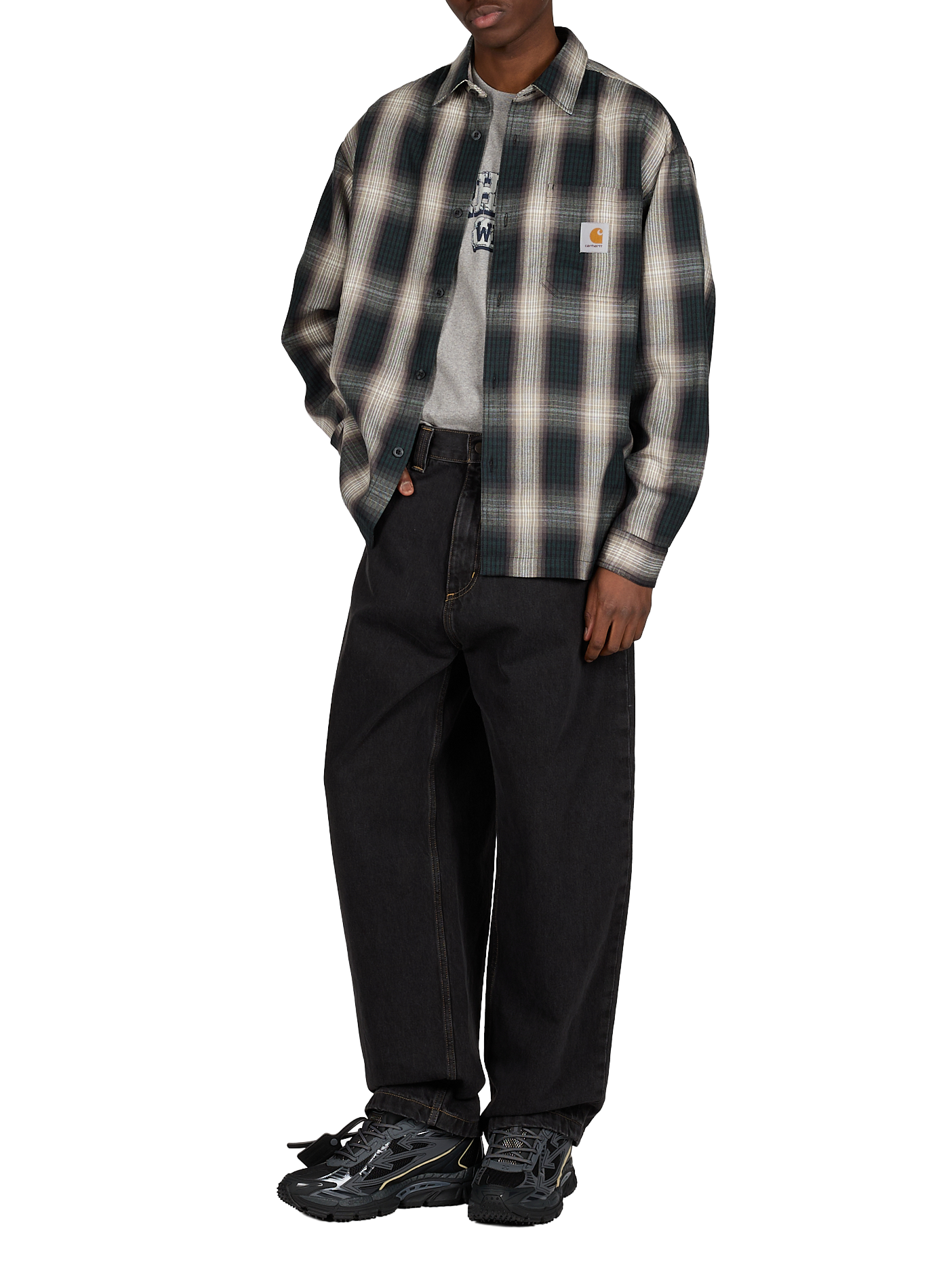 Classic checked shirt CARHARTT WIP Green