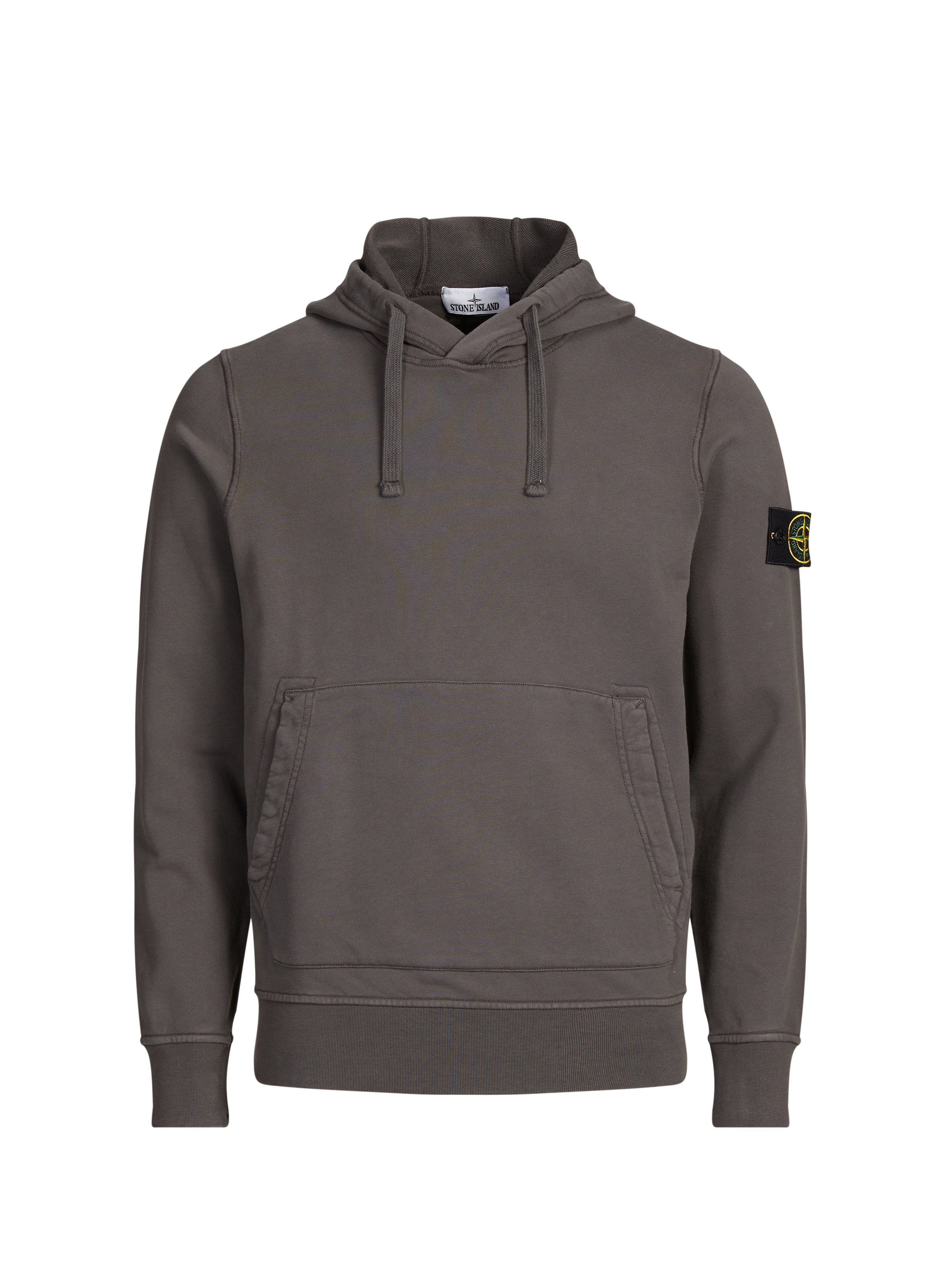 Hoodie en coton STONE ISLAND Gris