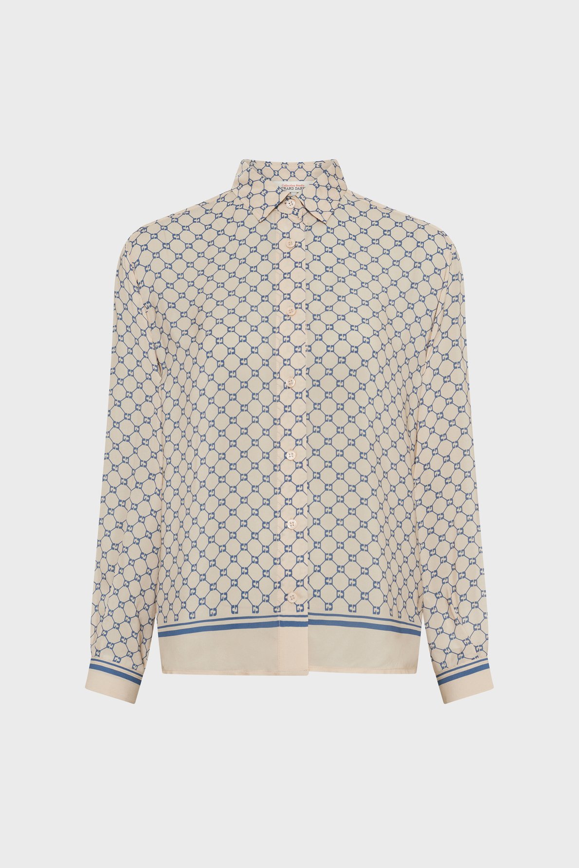 Chemise fluide à monogramme - clariane GERARD DAREL Bleu