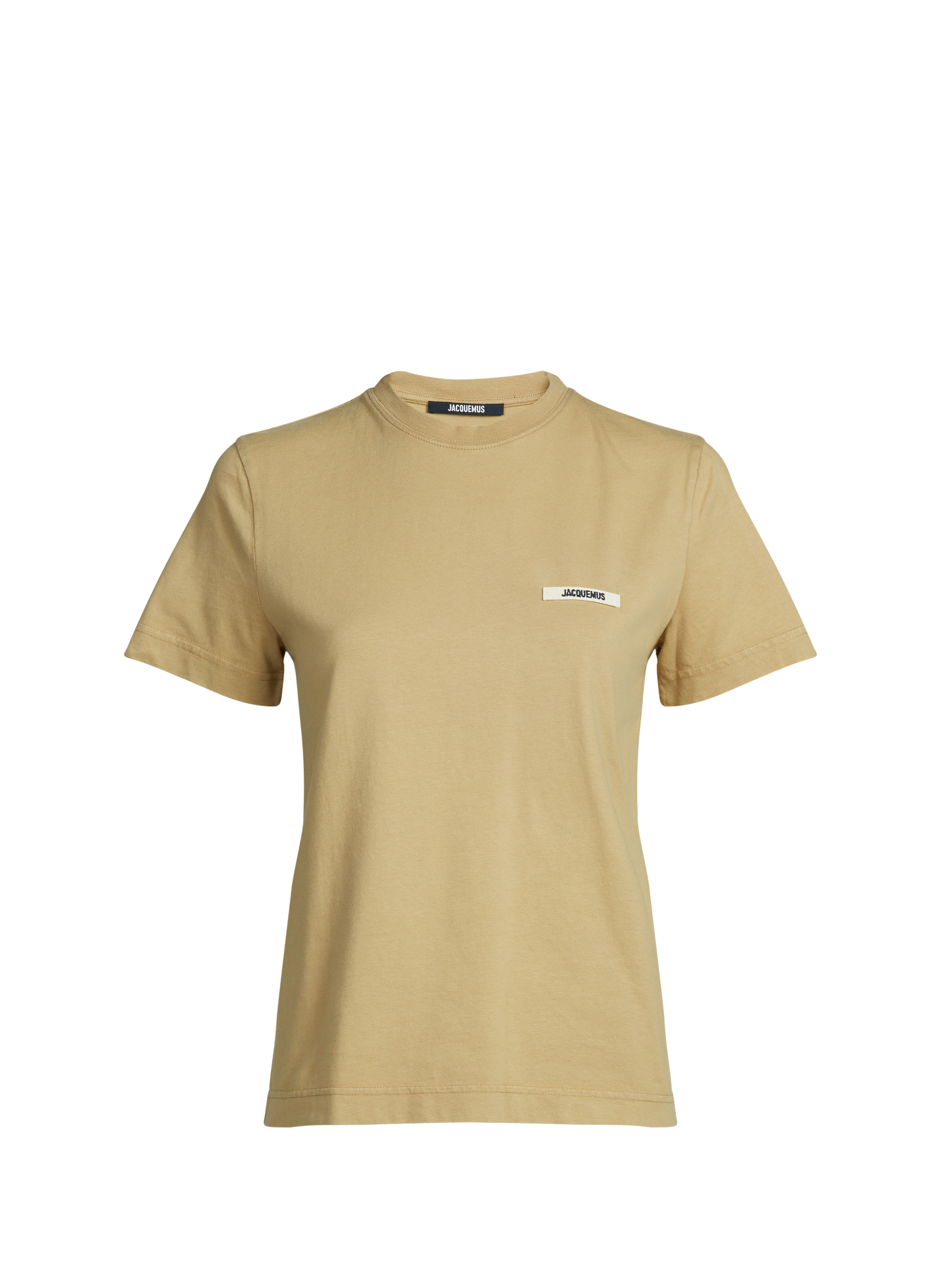 Straight-fit cotton T-shirt JACQUEMUS Beige