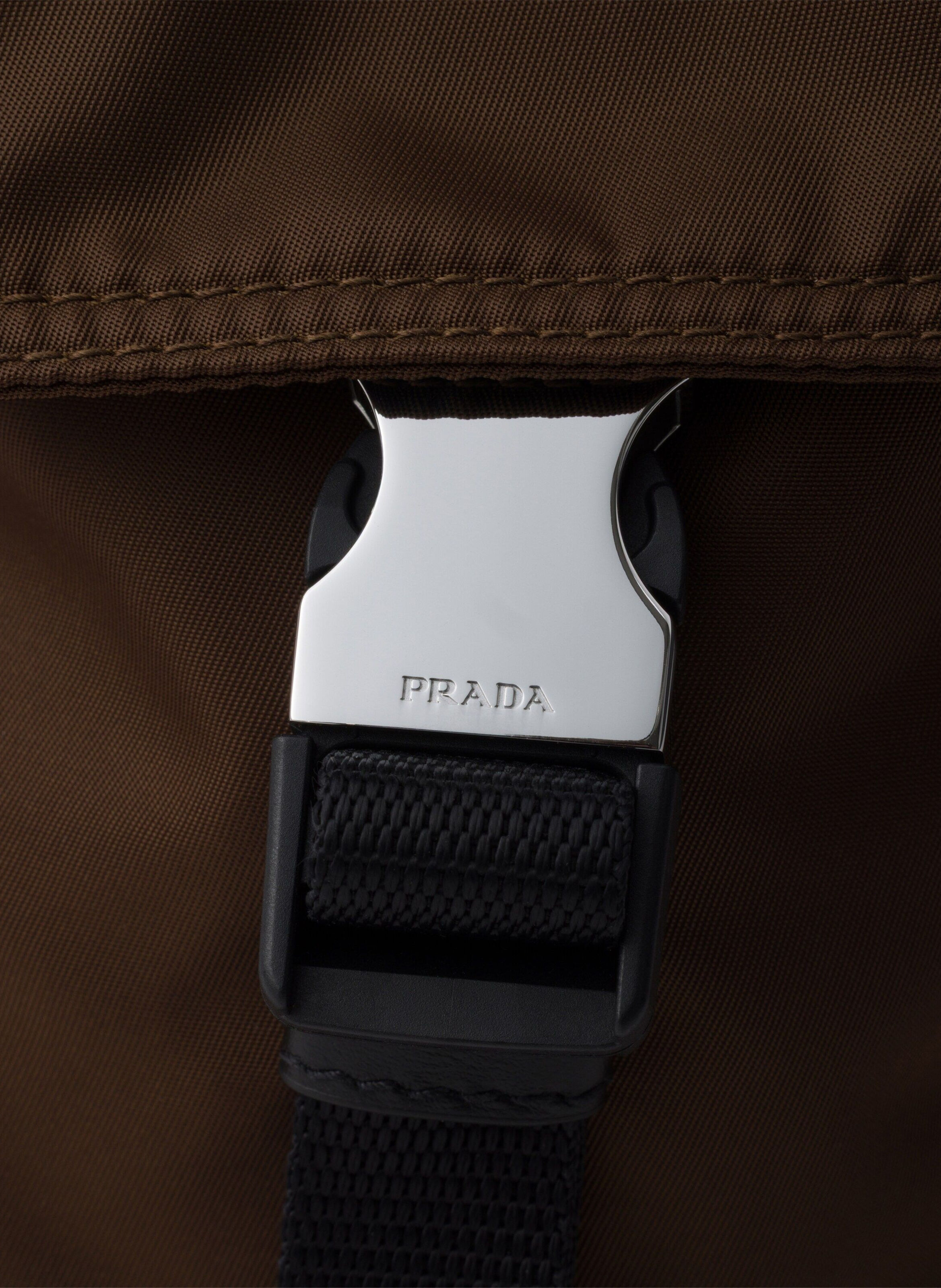 Sac prada explore en re-nylon et cuir PRADA Marron