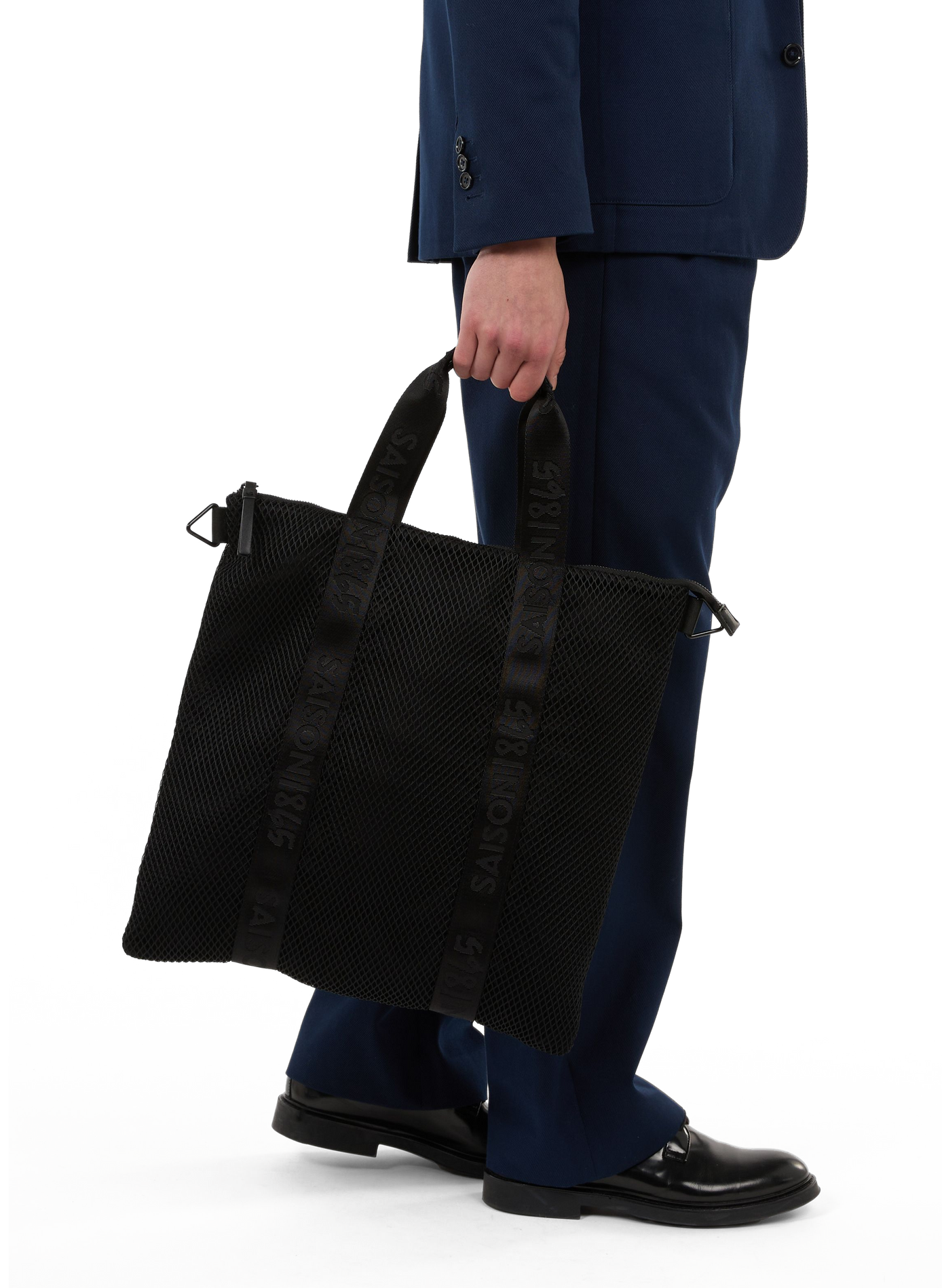 Mesh tote bag SAISON 1865 Black