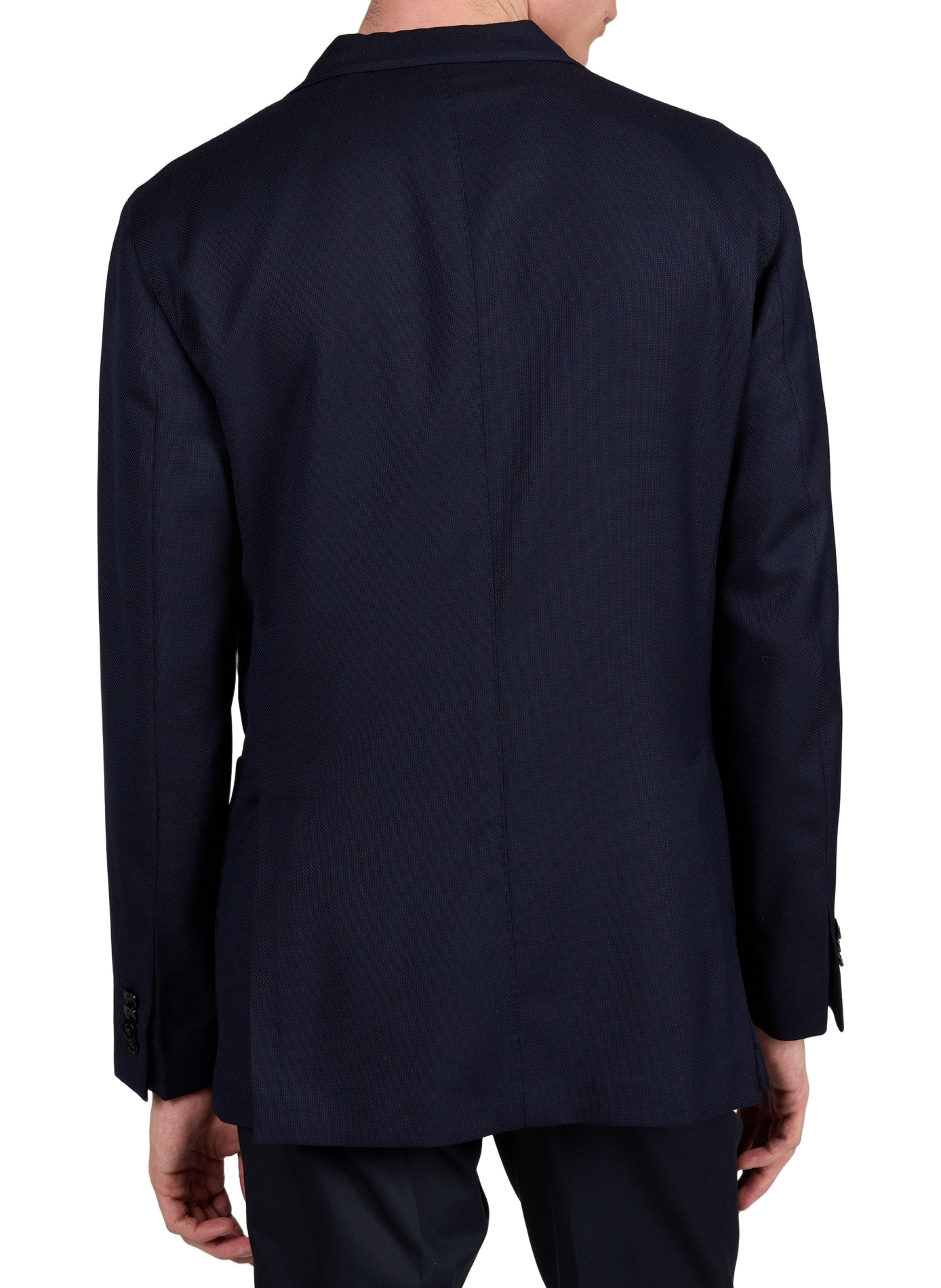 Single-color virgin wool blazer BOGLIOLI Blue
