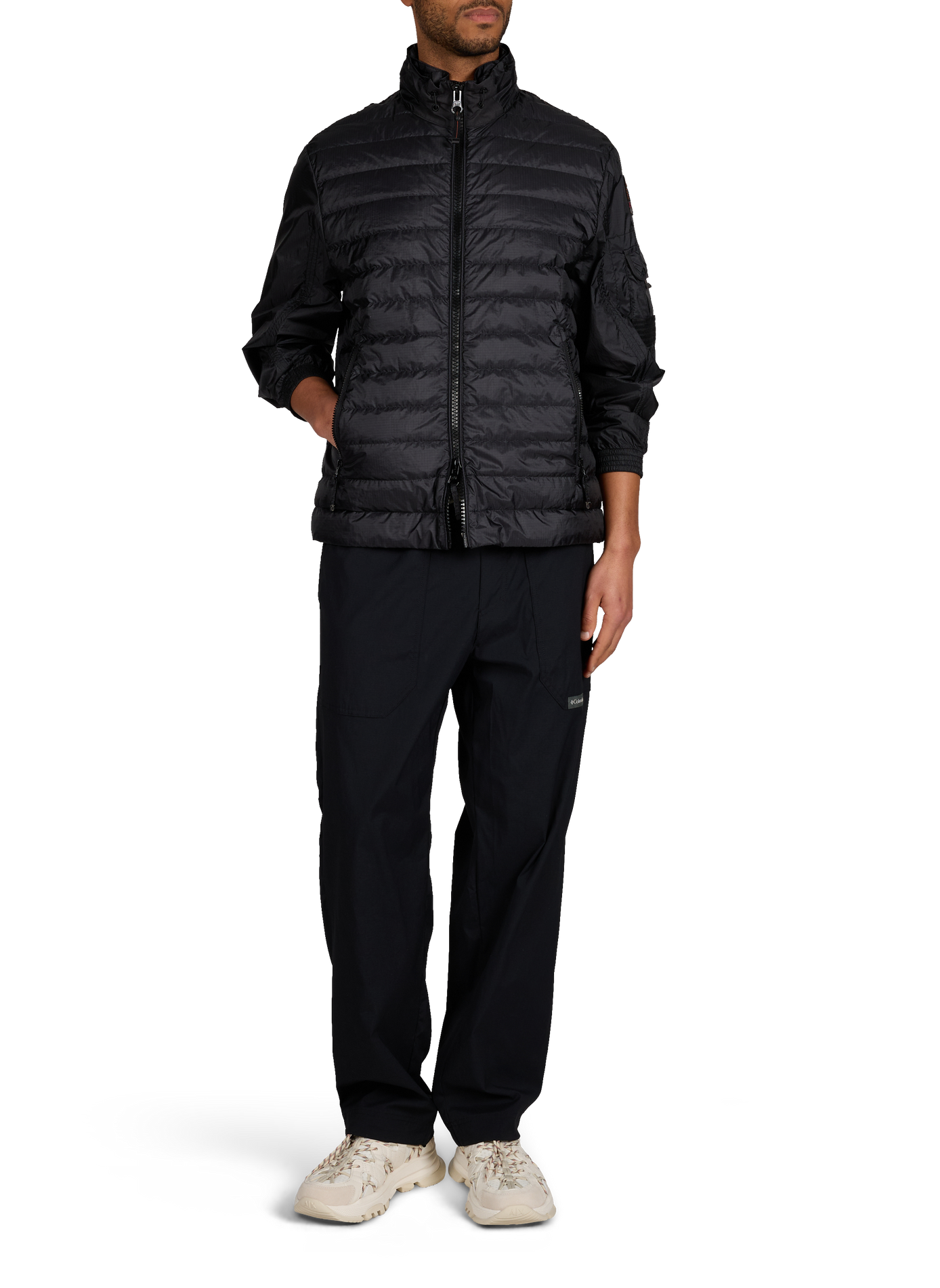 Blouson matelassé Rimo à col montant PARAJUMPERS Noir