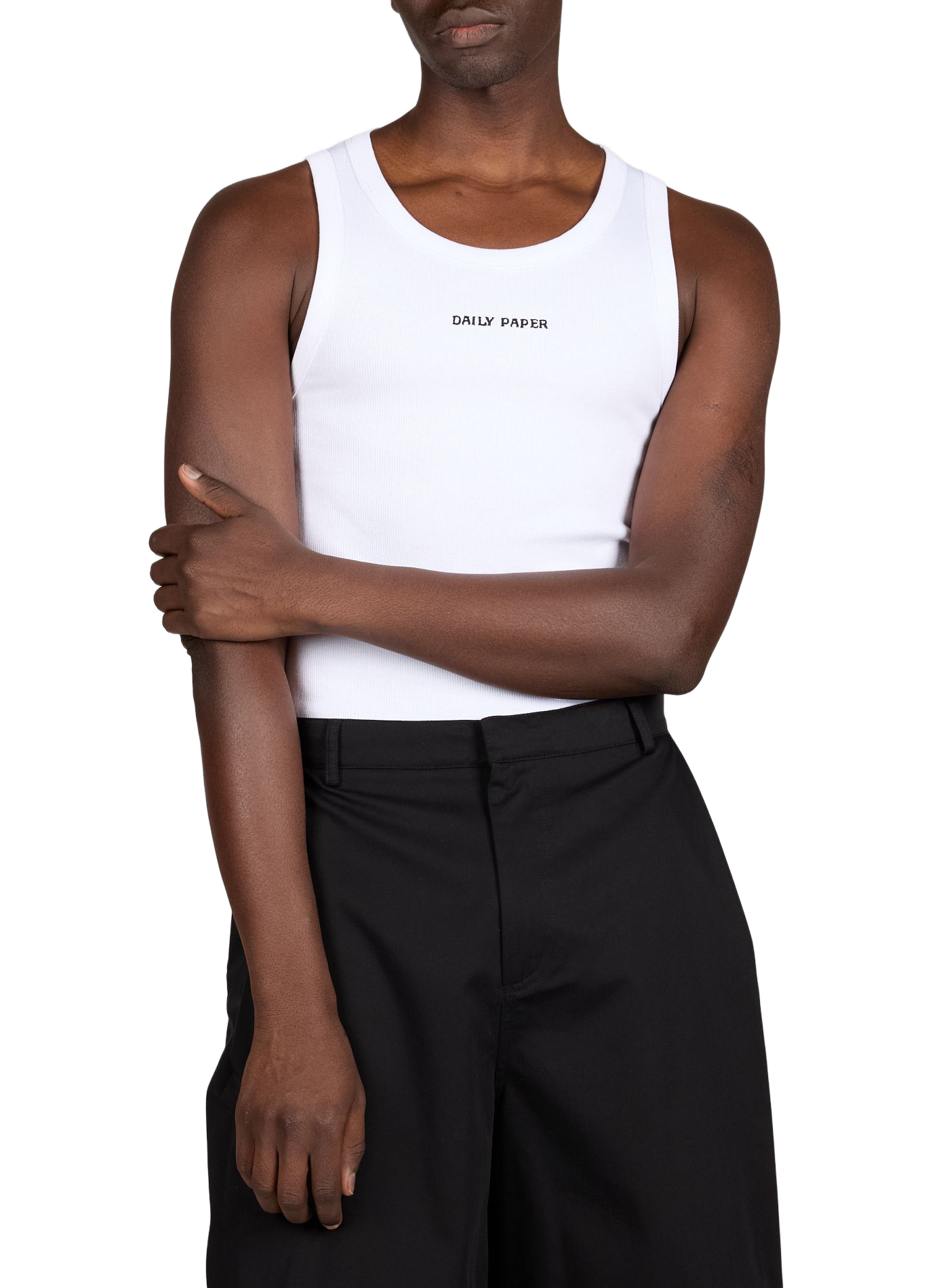 Débardeur à logo en coton DAILY PAPER Blanc