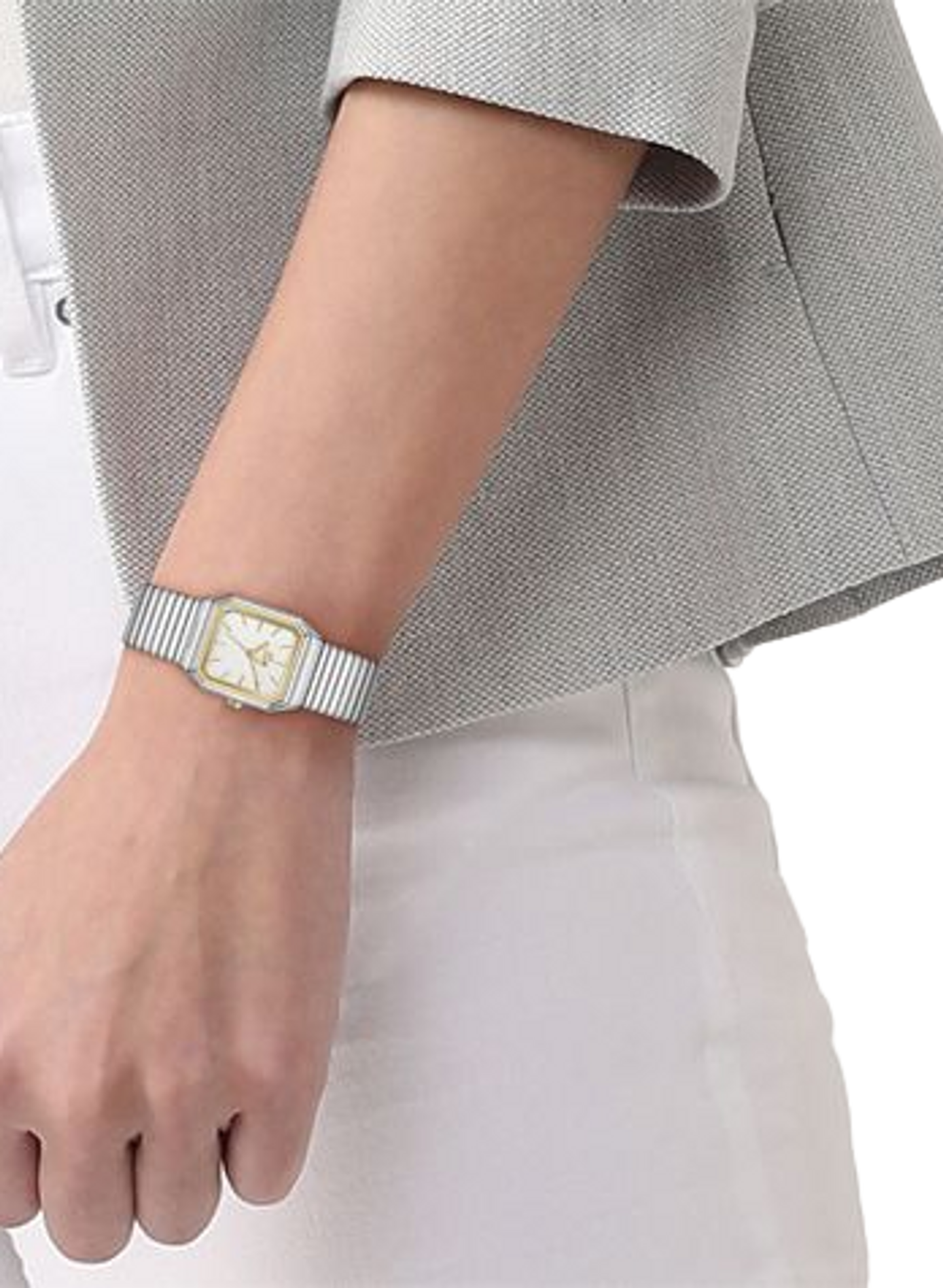 Montre quartz René en acier inoxydable LACOSTE MONTRES Blanc