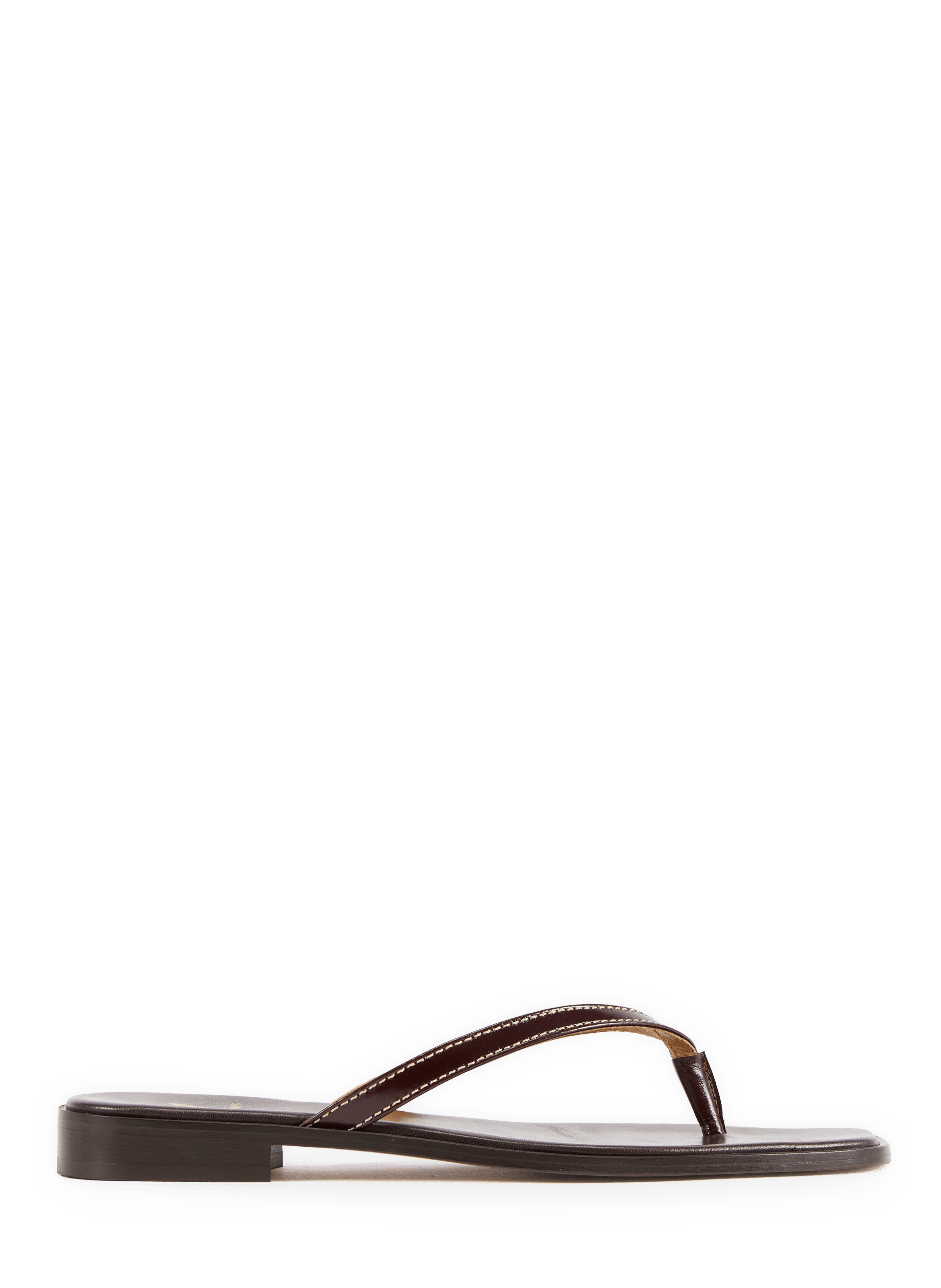 Tongs Sol en cuir BOBBIES Marron