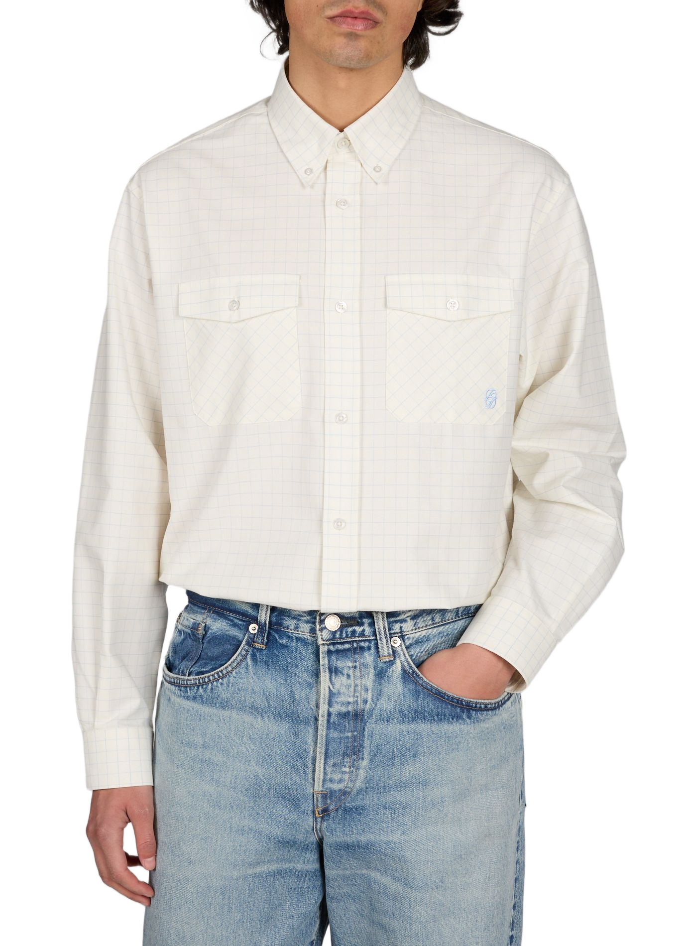 Camicia in cotone DROLE DE MONSIEUR Blu