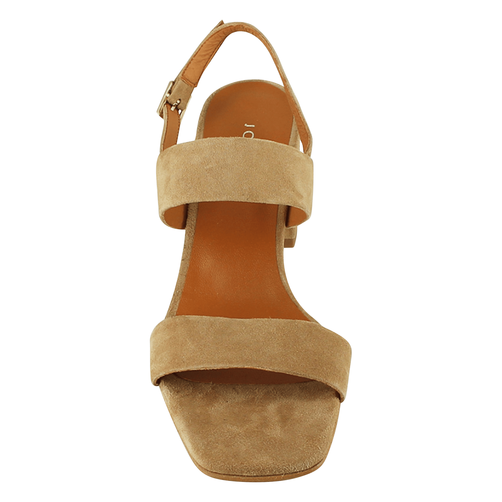 Sandales à talon haut en cuir velours vico JONAK Marron