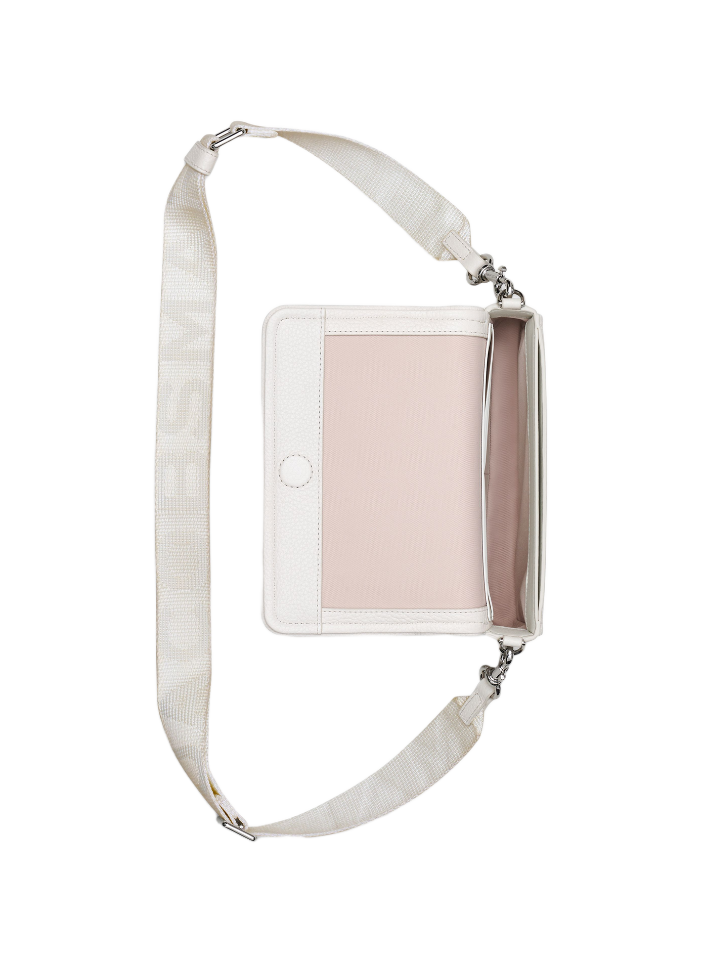 Bolso bandolera de cuero MARC JACOBS Blanco