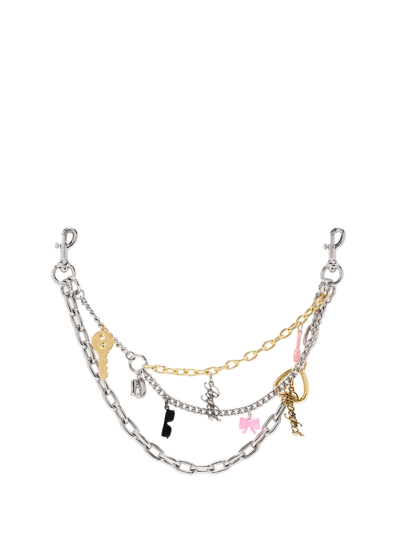 Taschenanhänger Kette The Perfect Imperfect MARC JACOBS Silber