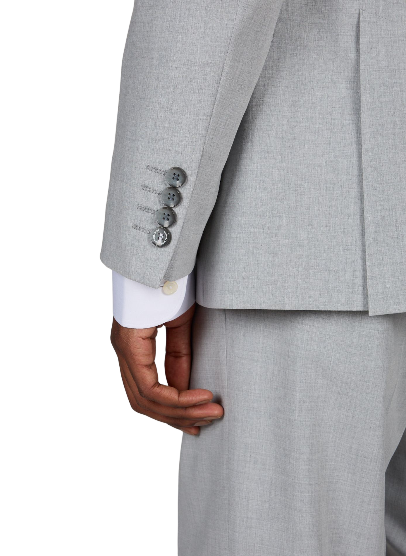 Veste de tailleur droite unie STRELLSON Gris