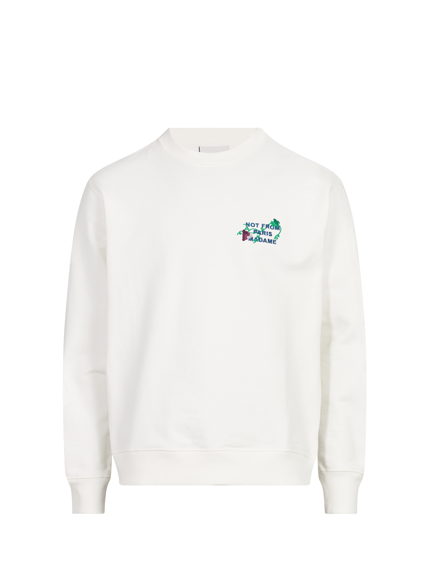 Cotton sweatshirt DROLE DE MONSIEUR White
