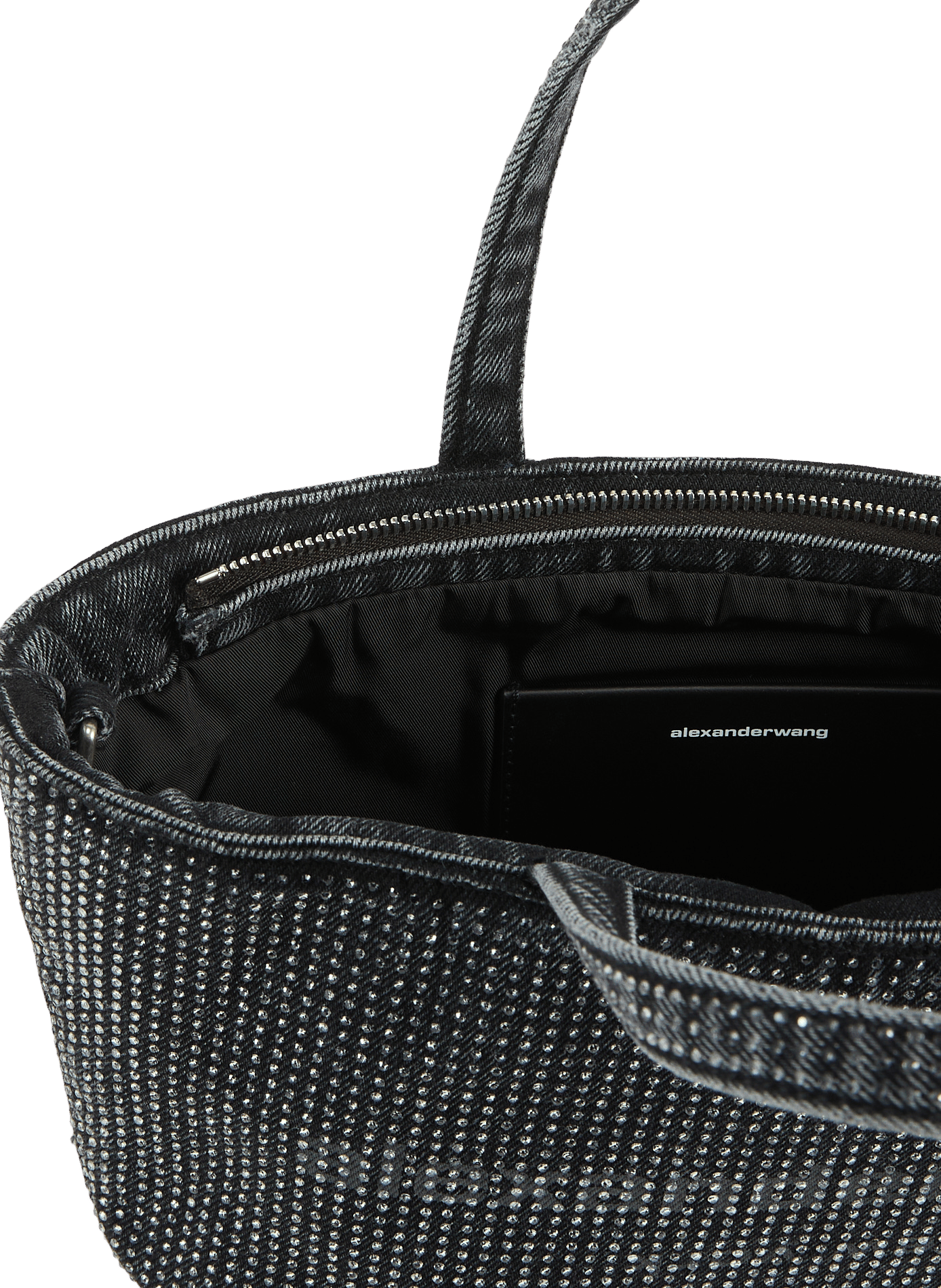 Cotton handbag ALEXANDER WANG Grey