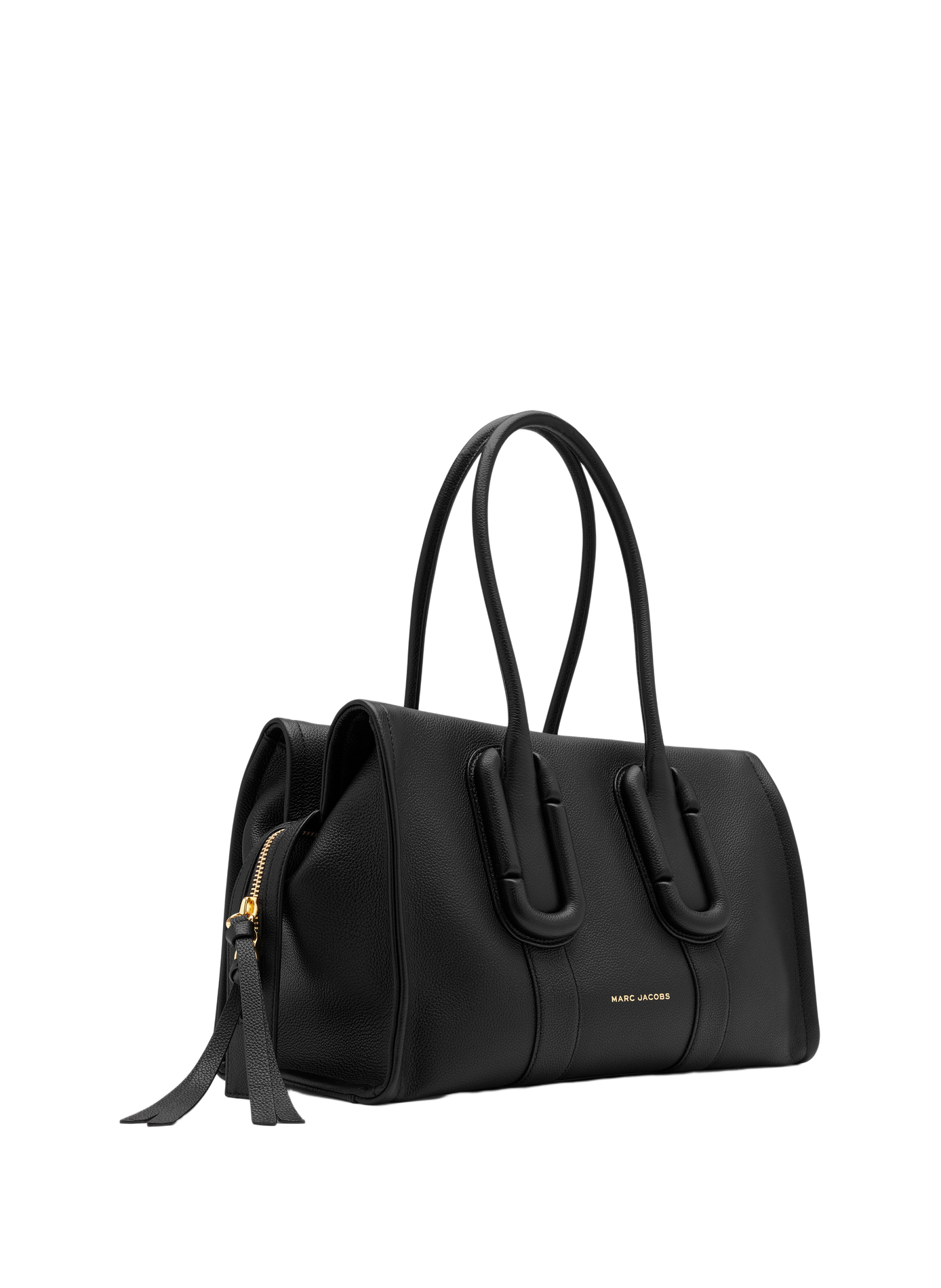 Sac bandoulière The Babe City Tote en cuir MARC JACOBS Noir