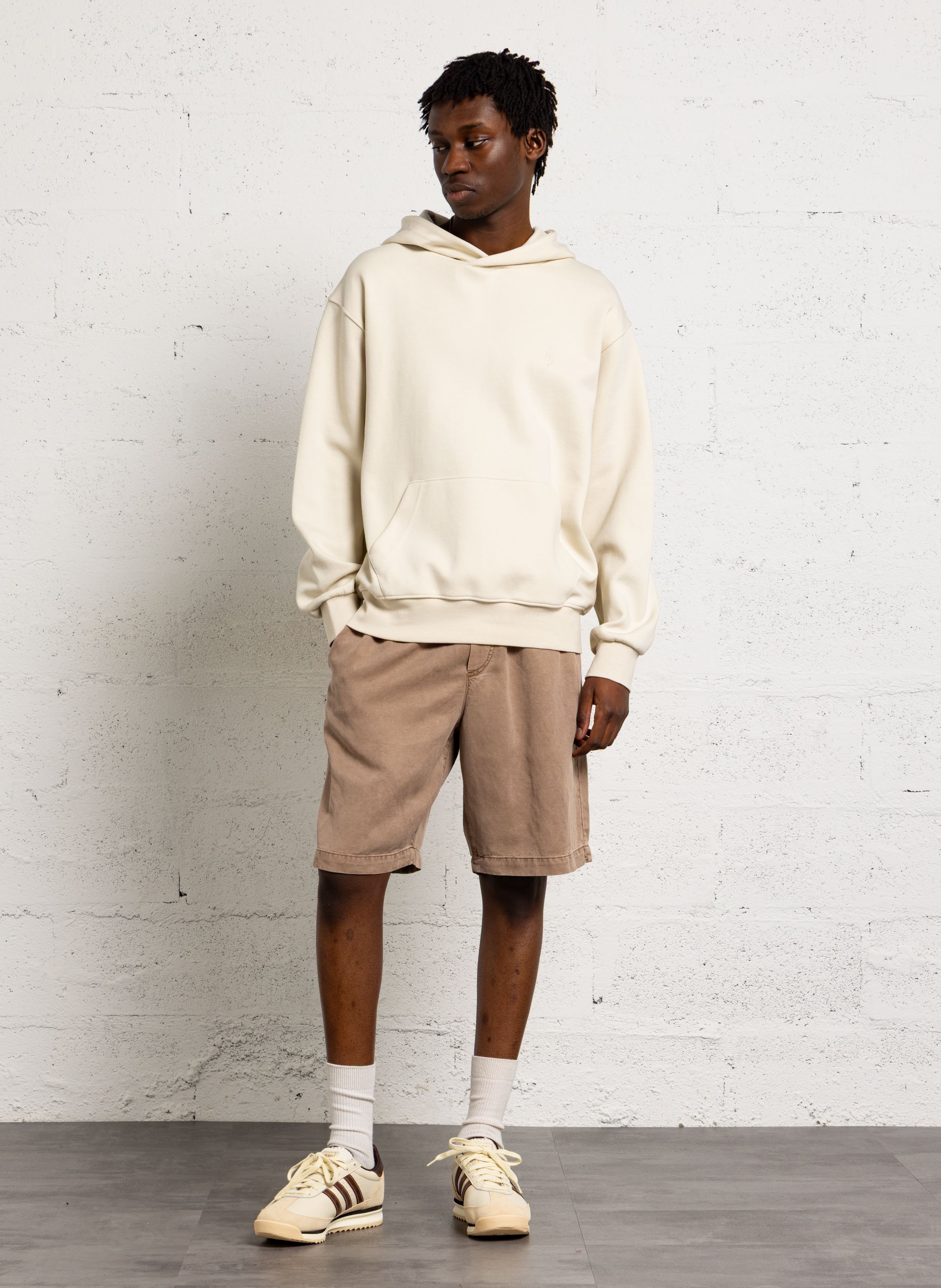 Bermuda casual droit uni IKKS Beige