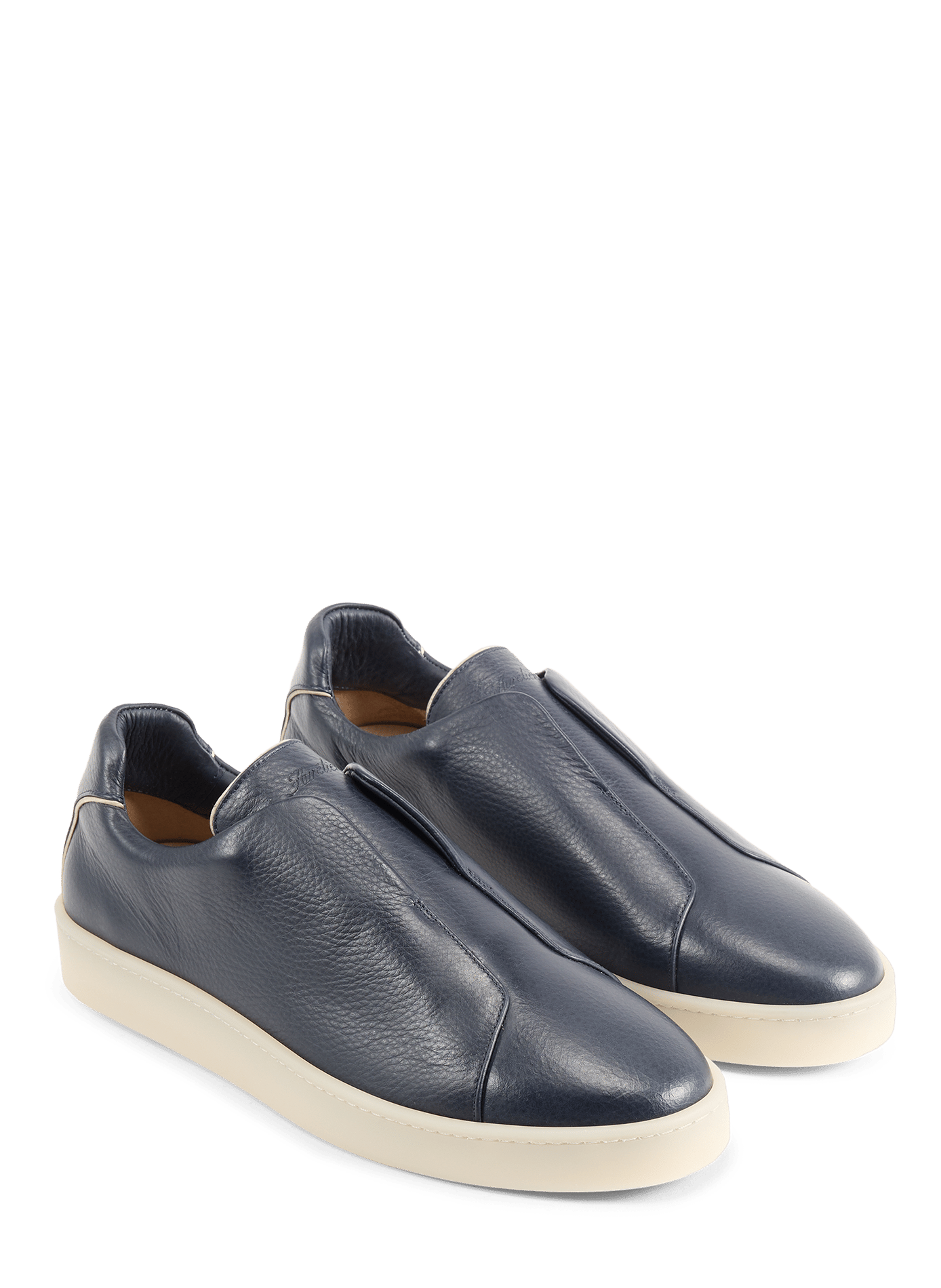 Leren sneakers AURELIEN Blauw