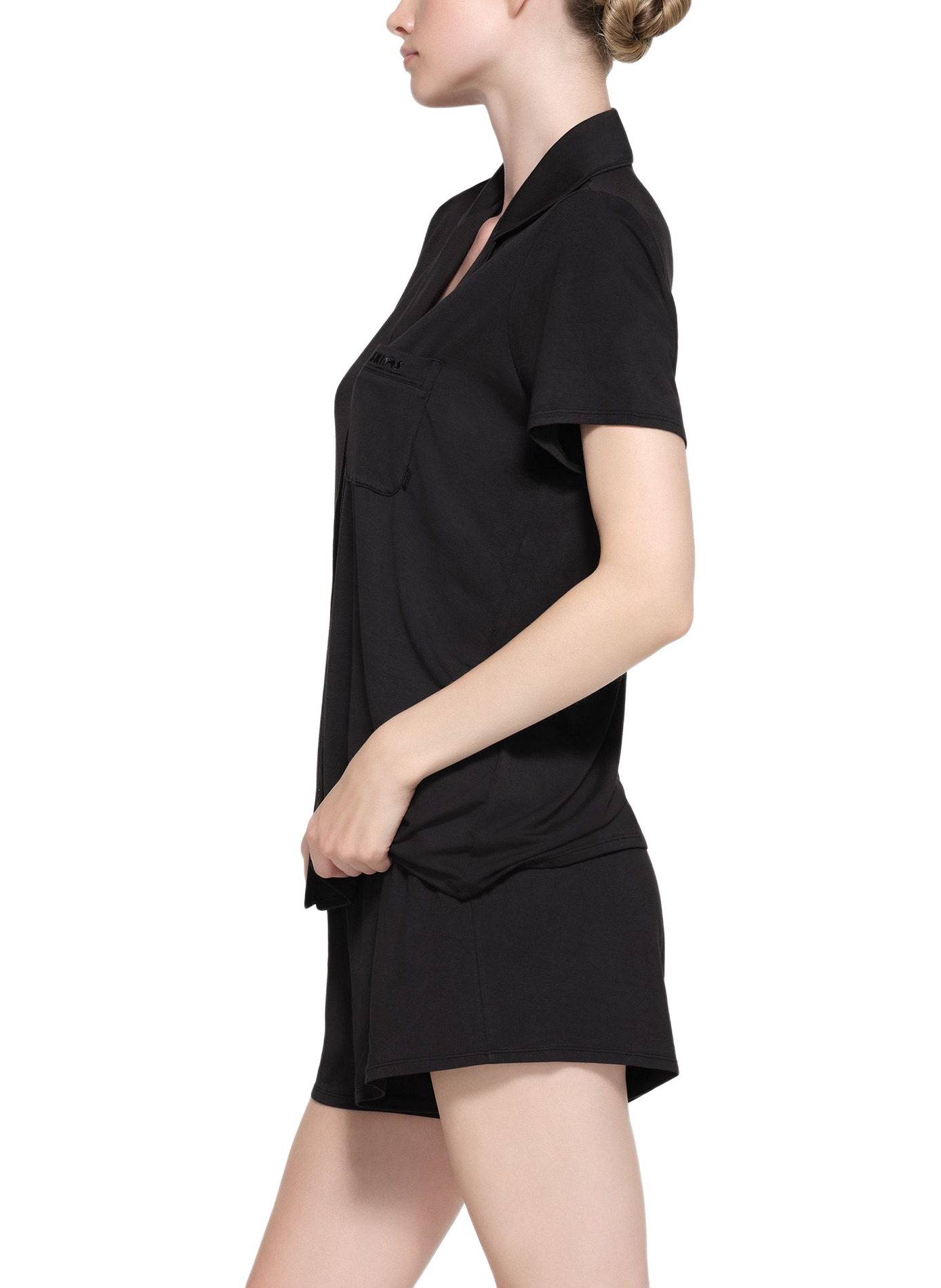 Ensemble de pyjama court SKIMS Noir