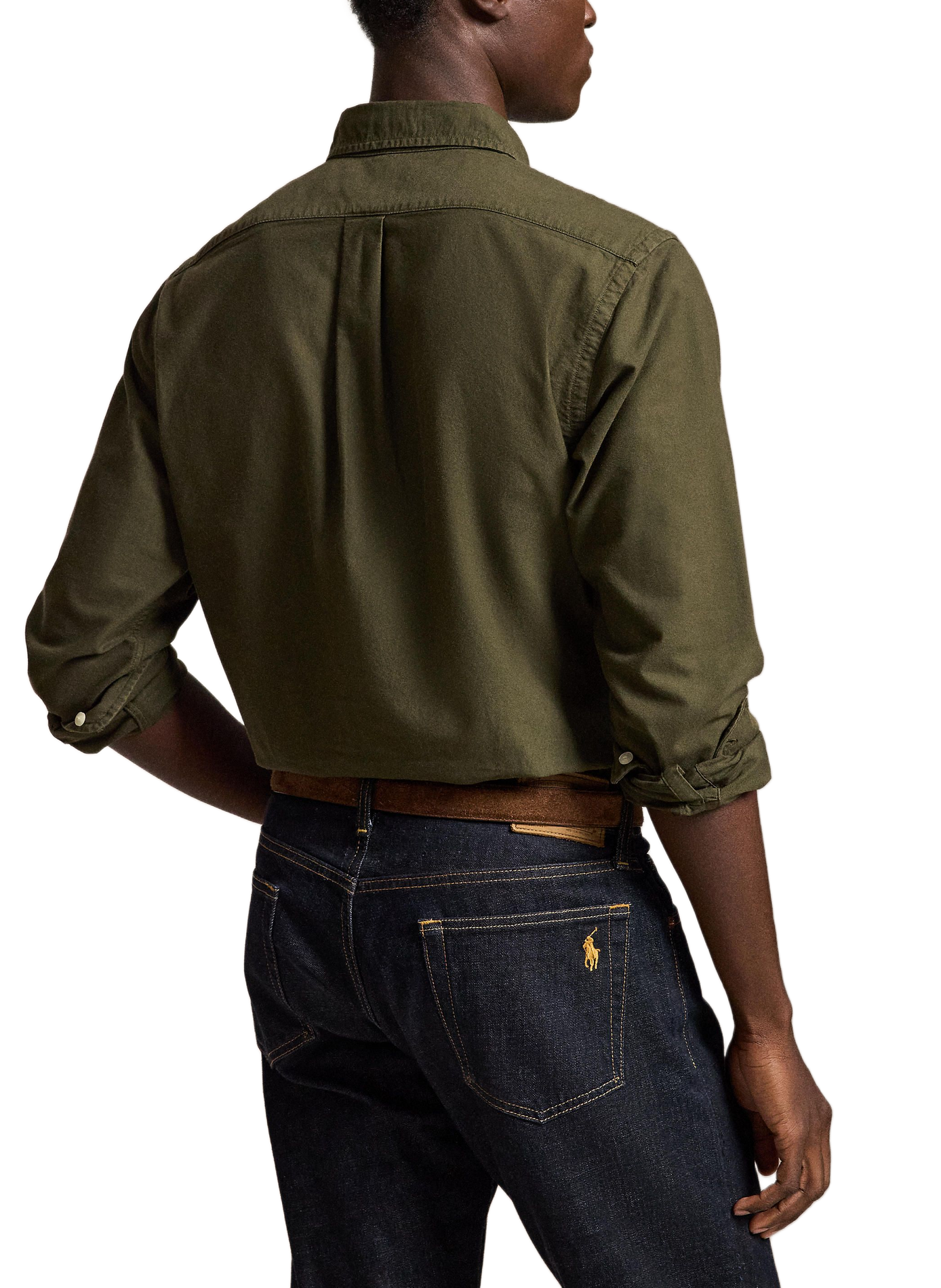 Chemise à manches longues en coton  POLO RALPH LAUREN Vert