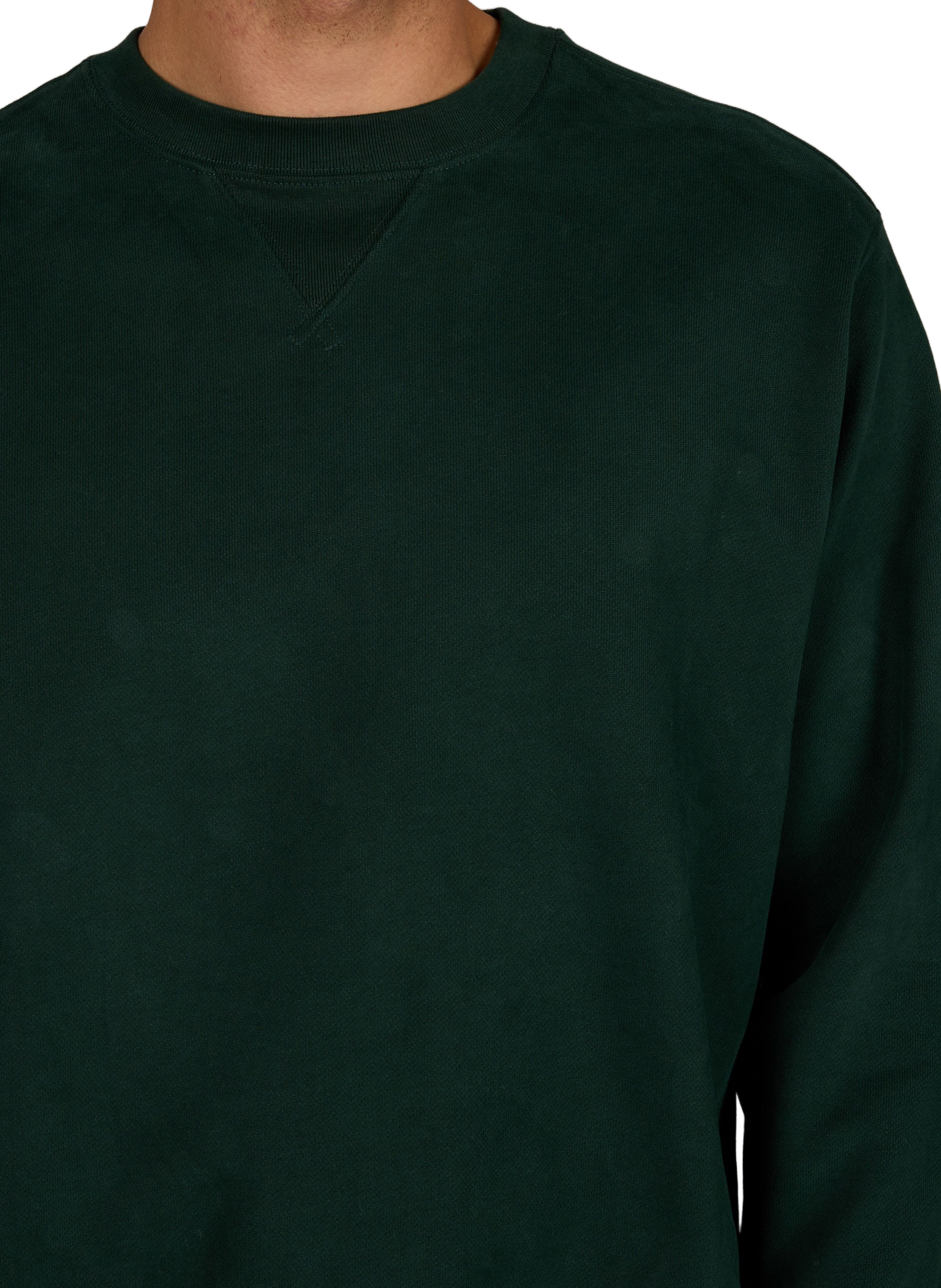 Oversized cotton sweatshirt SELECTED Green