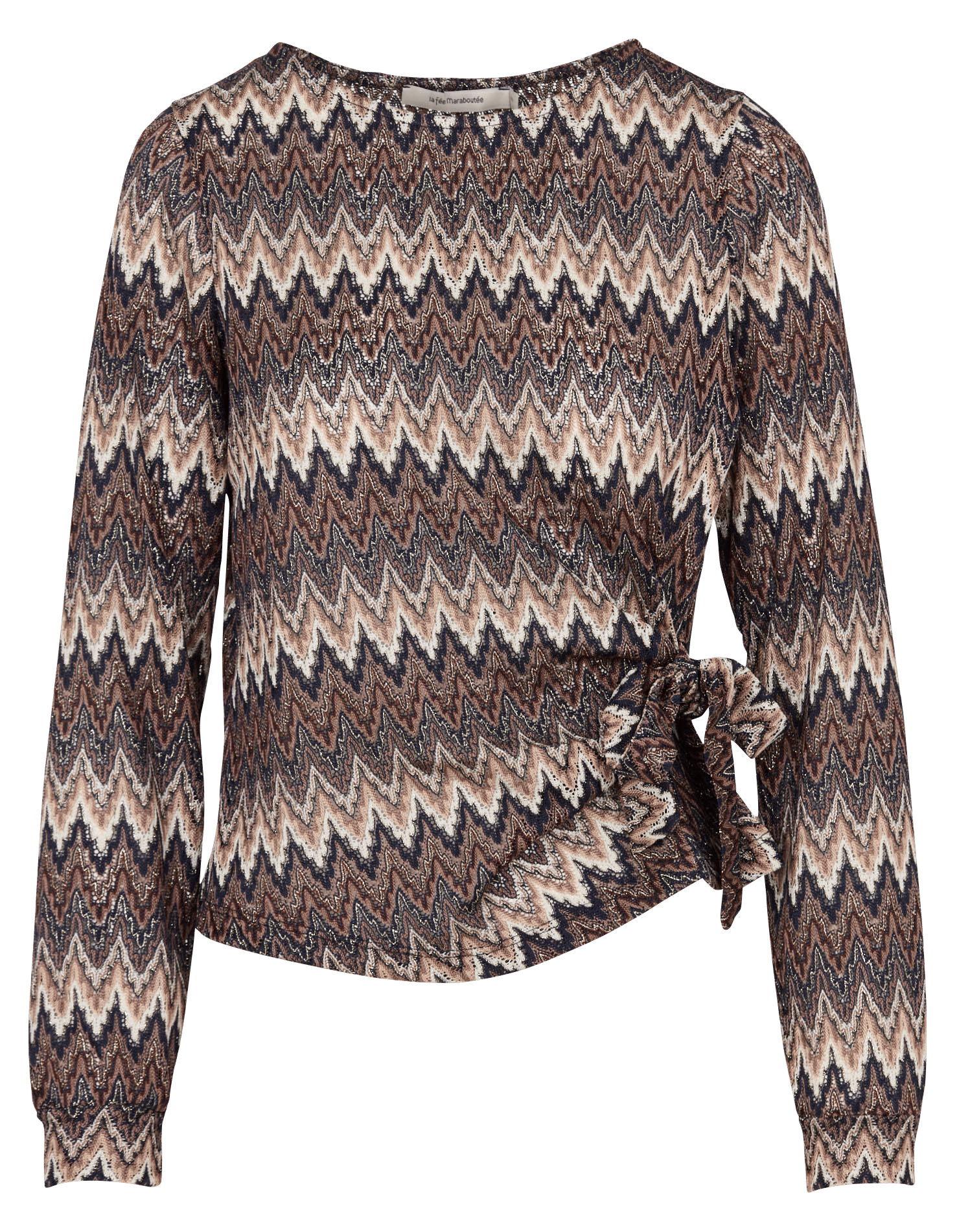 Recht T-shirt met print LA FEE MARABOUTEE Blauw