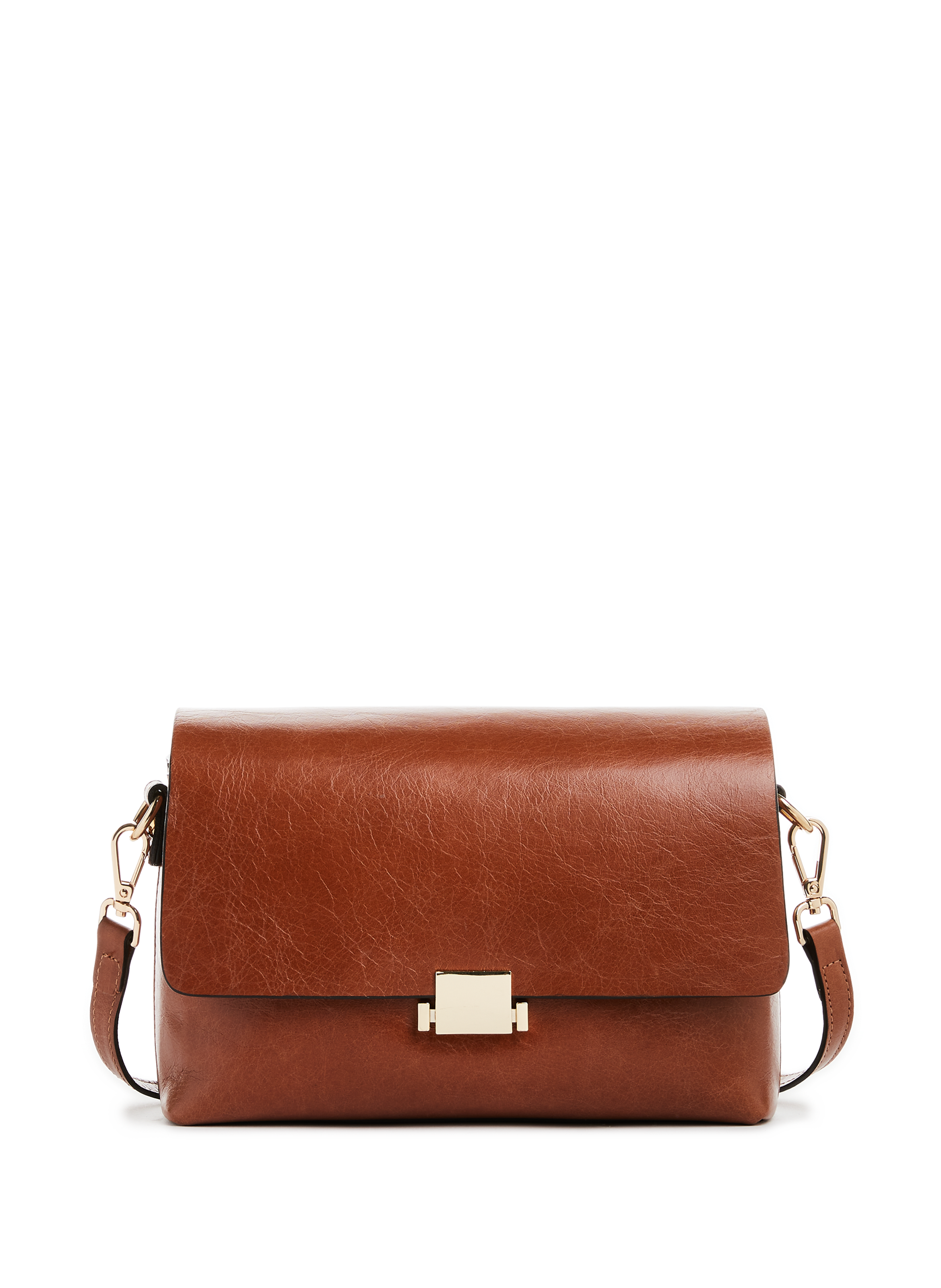 SAISON 1865 Leather shoulder bag Brown